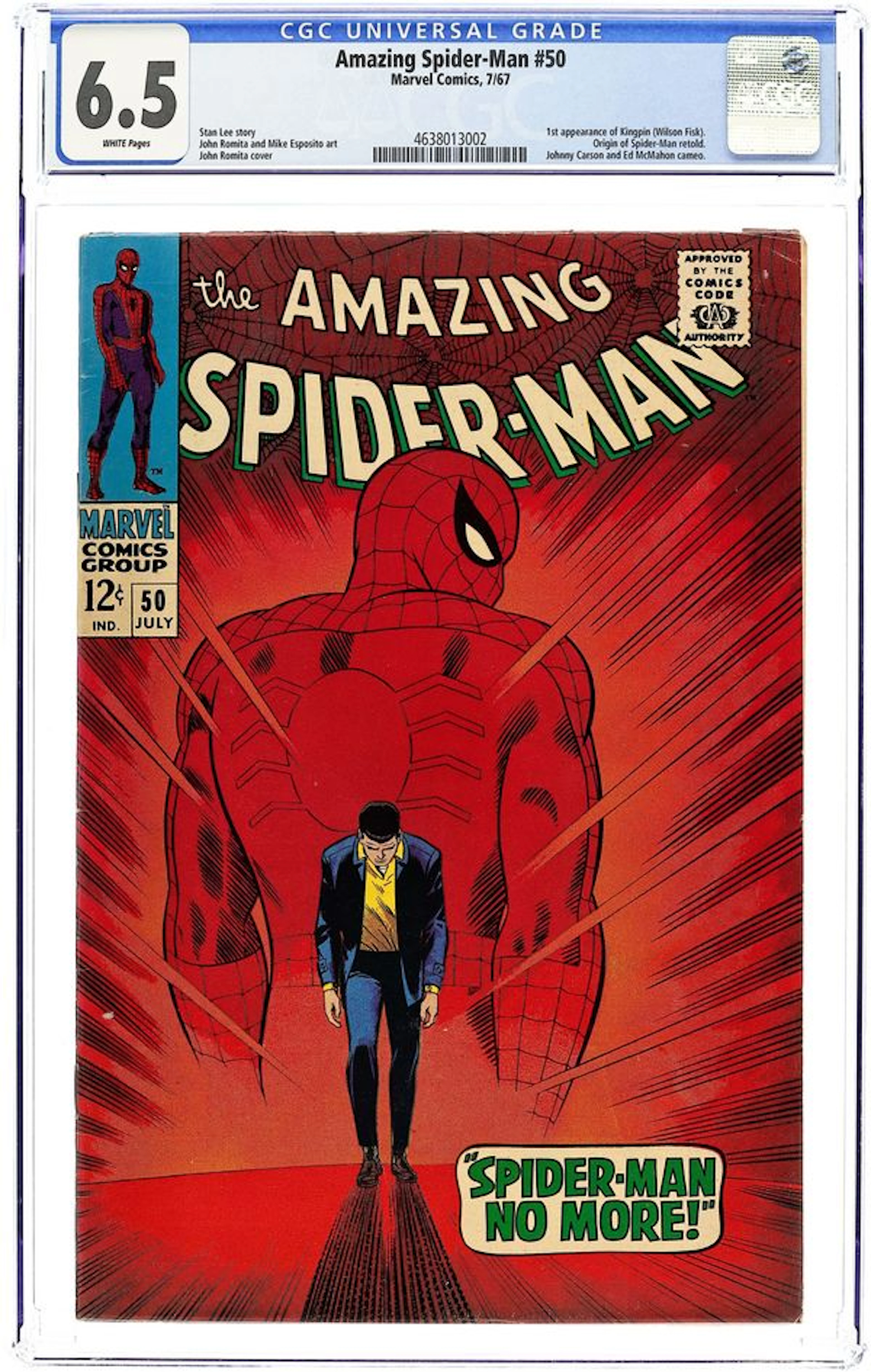 Amazing Spider-Man (1963 1st Series) 50 CGC 6.5