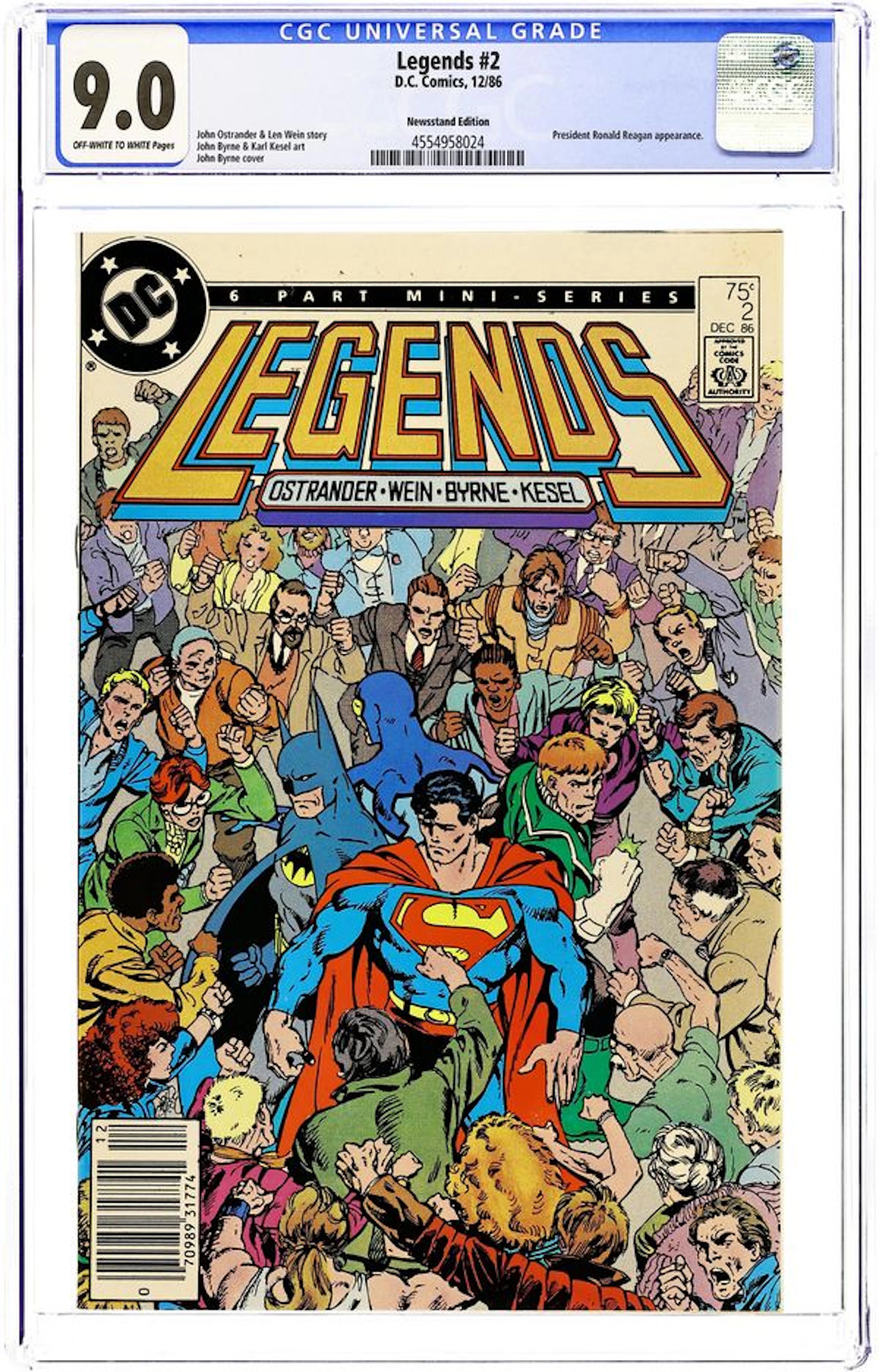 Legends (1986 DC) 2N CGC 9.0