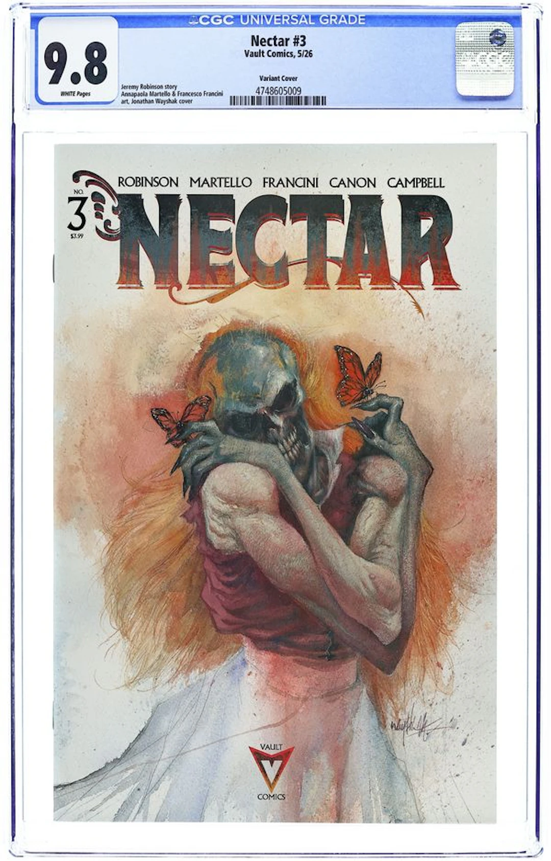 Nectar (2026 Vault Comics) 3B CGC 9.8