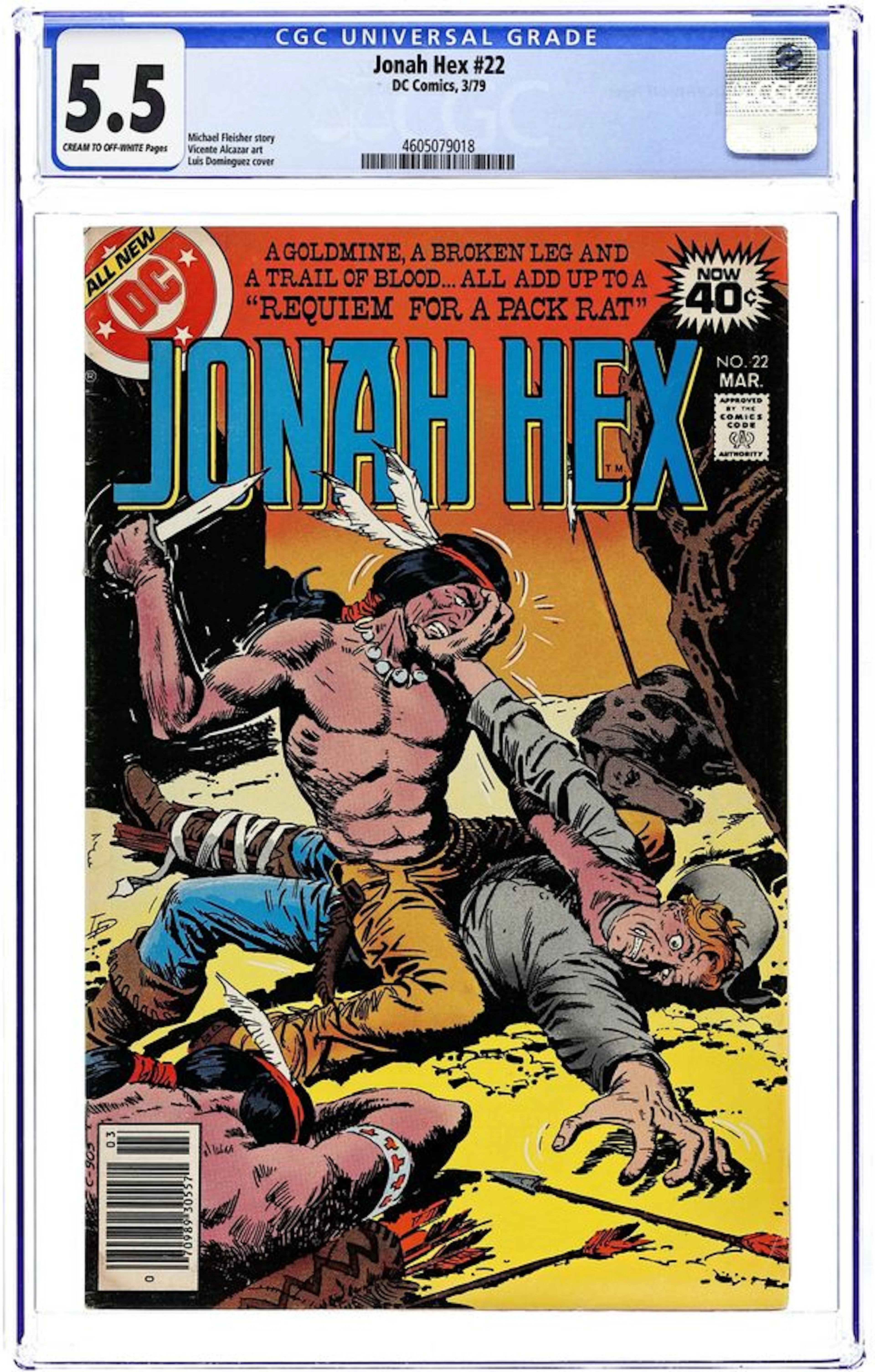 Jonah Hex (1977 1st Series) 22 CGC 5.5