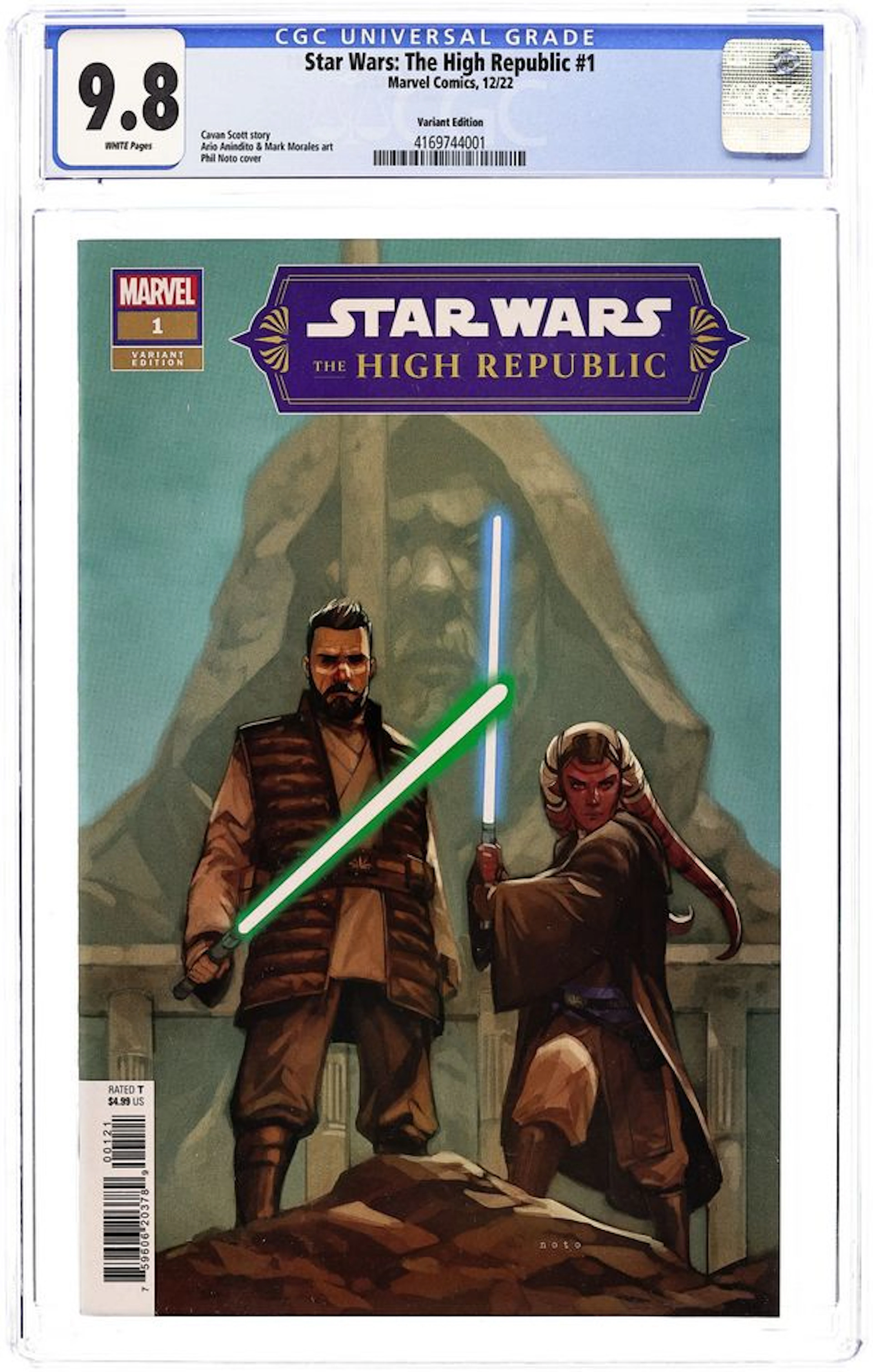 Star Wars the High Republic (2022 Marvel) 1B CGC 9.8