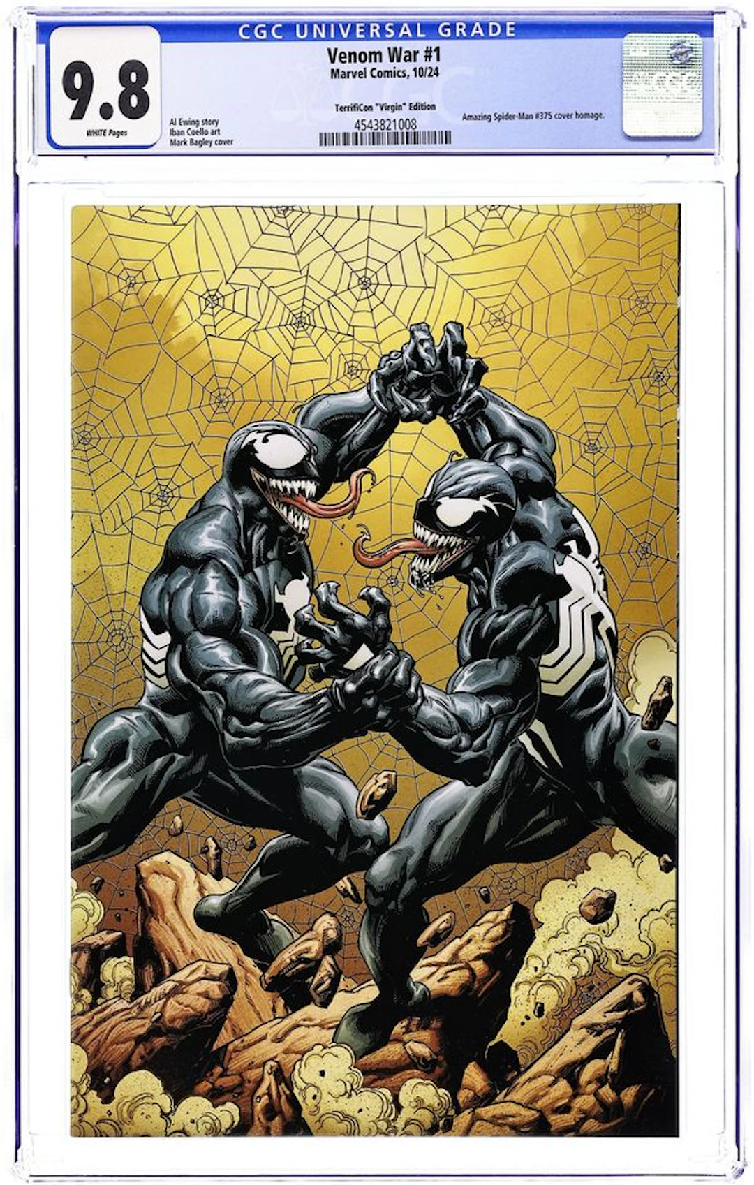 Venom War (2024 Marvel) 1TERRIFICON.B CGC 9.8