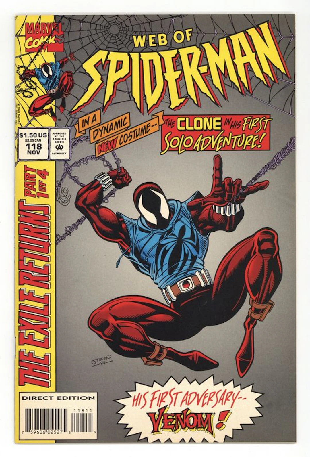 Web of Spider-Man (1985 1st Series) 118D FN/VF 7.0