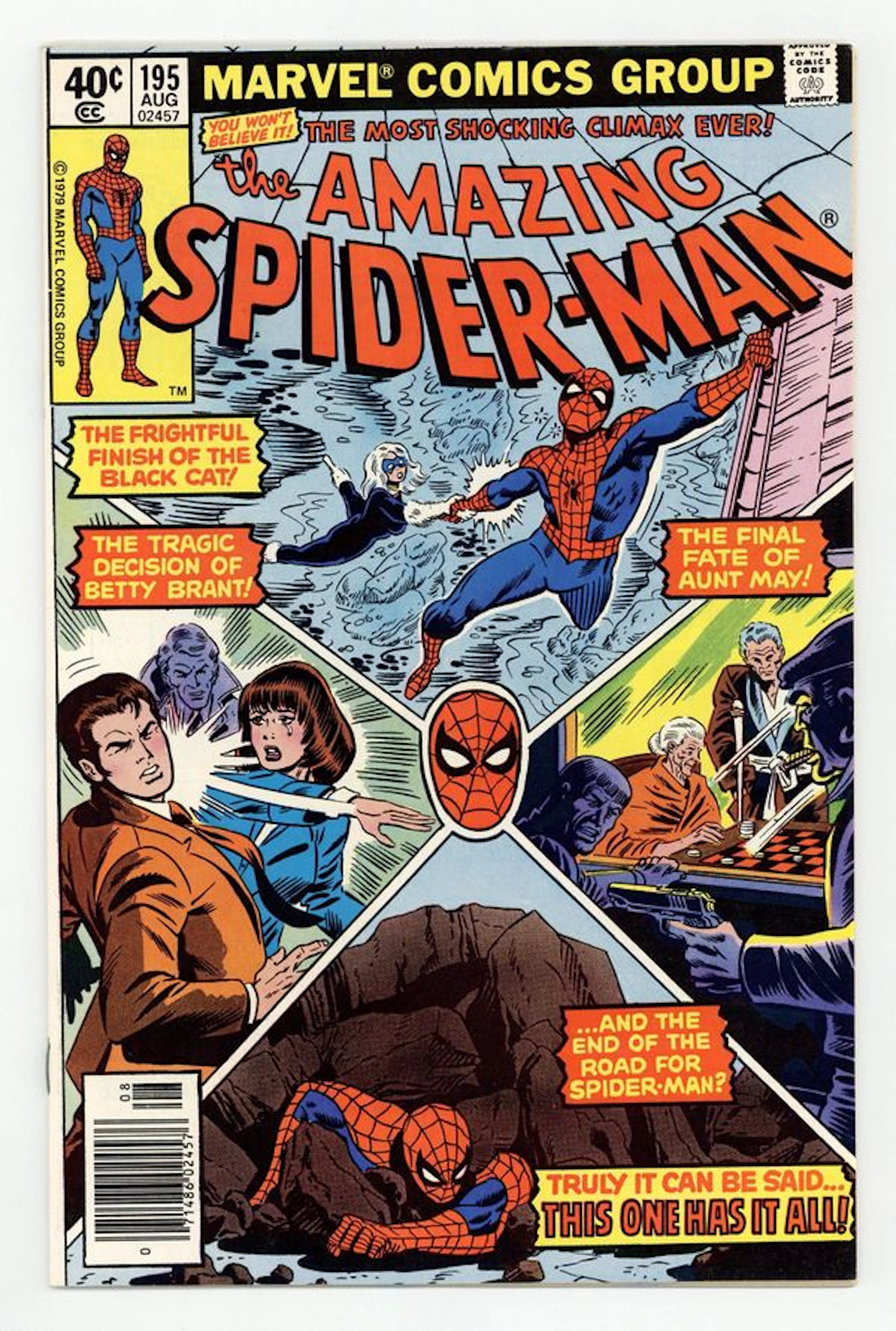 Amazing Spider-Man (1963 1st Series) 195N VF 8.0