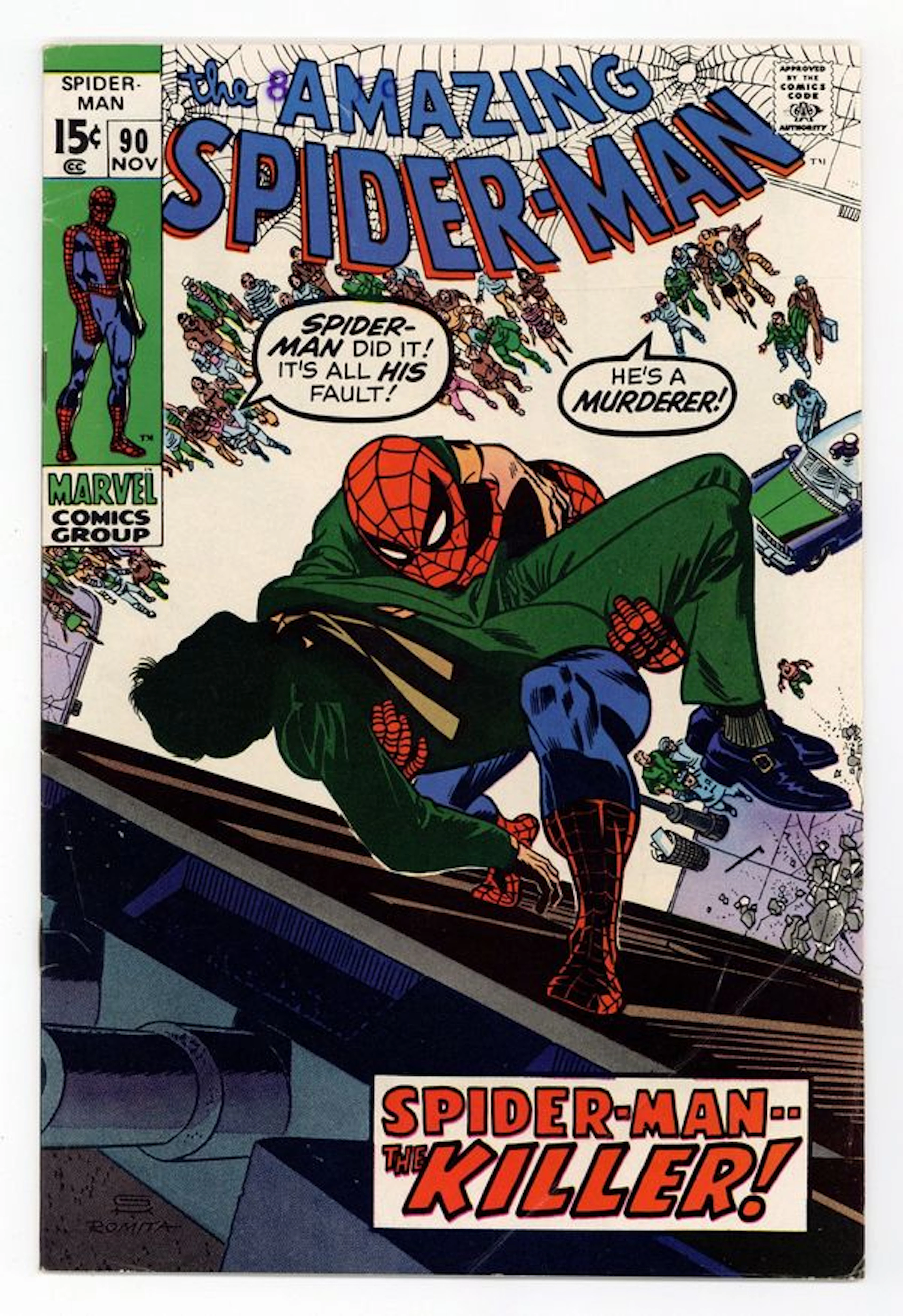 Amazing Spider-Man (1963 1st Series) 90 VG 4.0