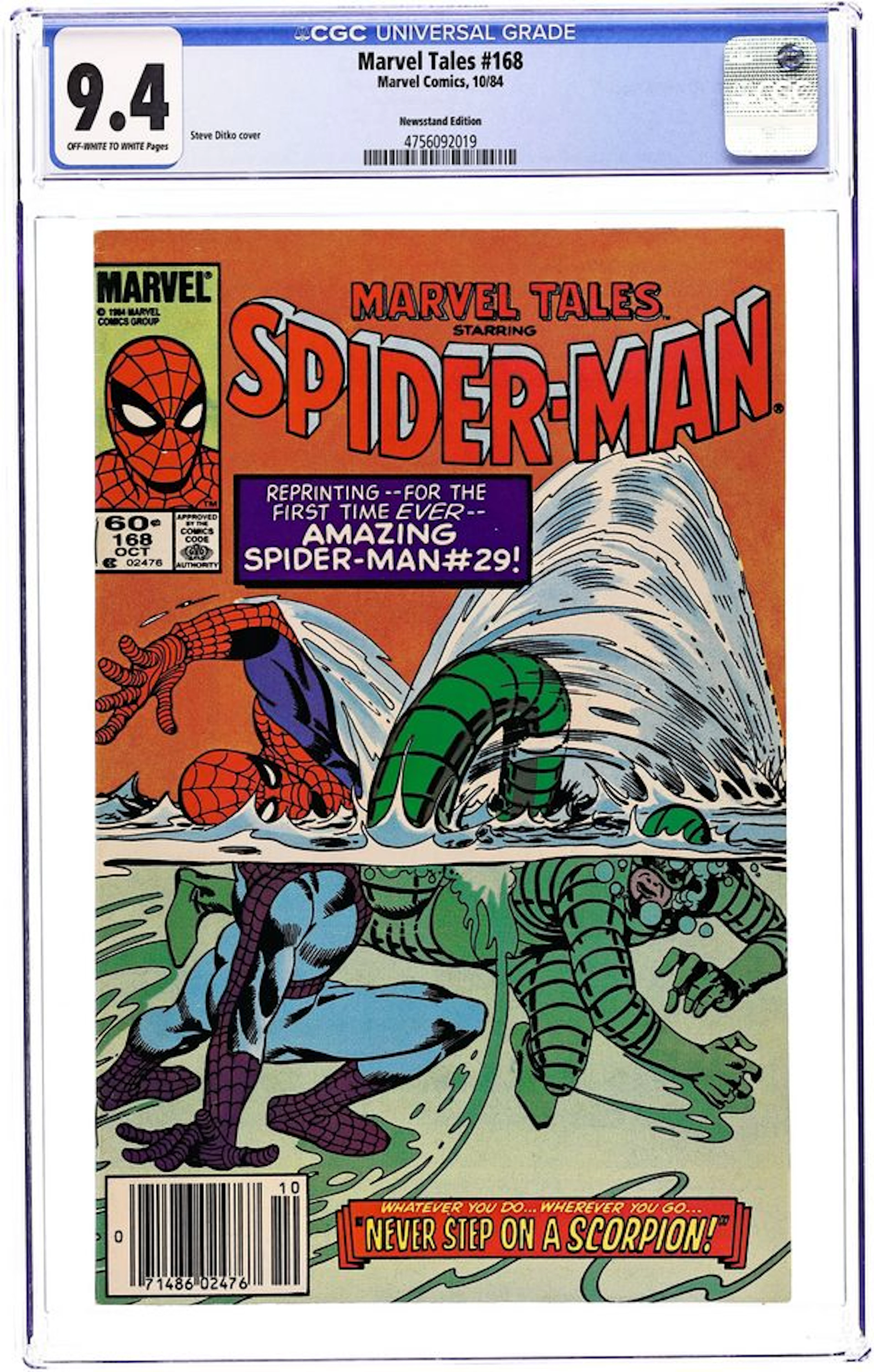 Marvel Tales (1964 Marvel) 168N CGC 9.4