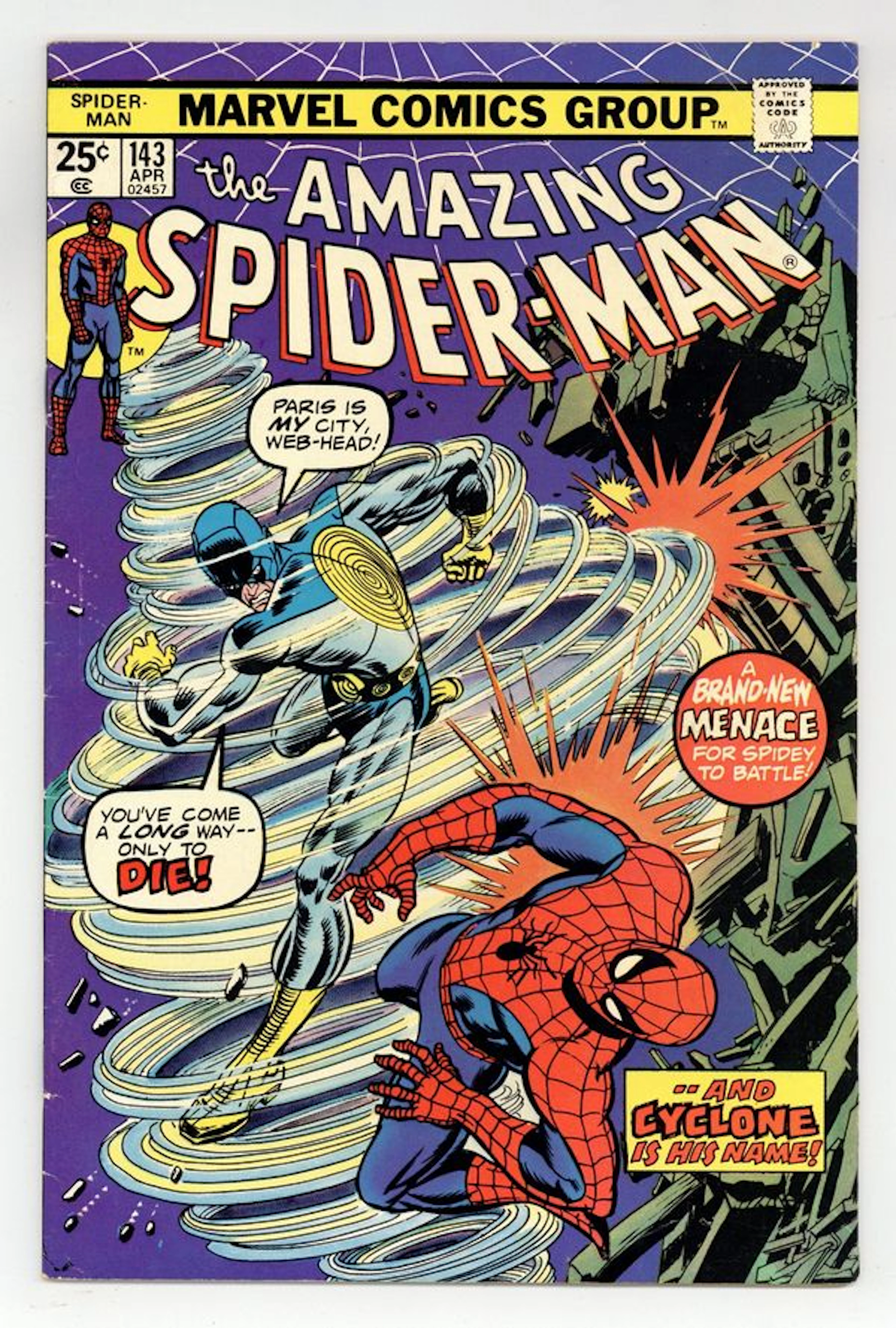 Amazing Spider-Man (1963 1st Series) 143 VG+ 4.5
