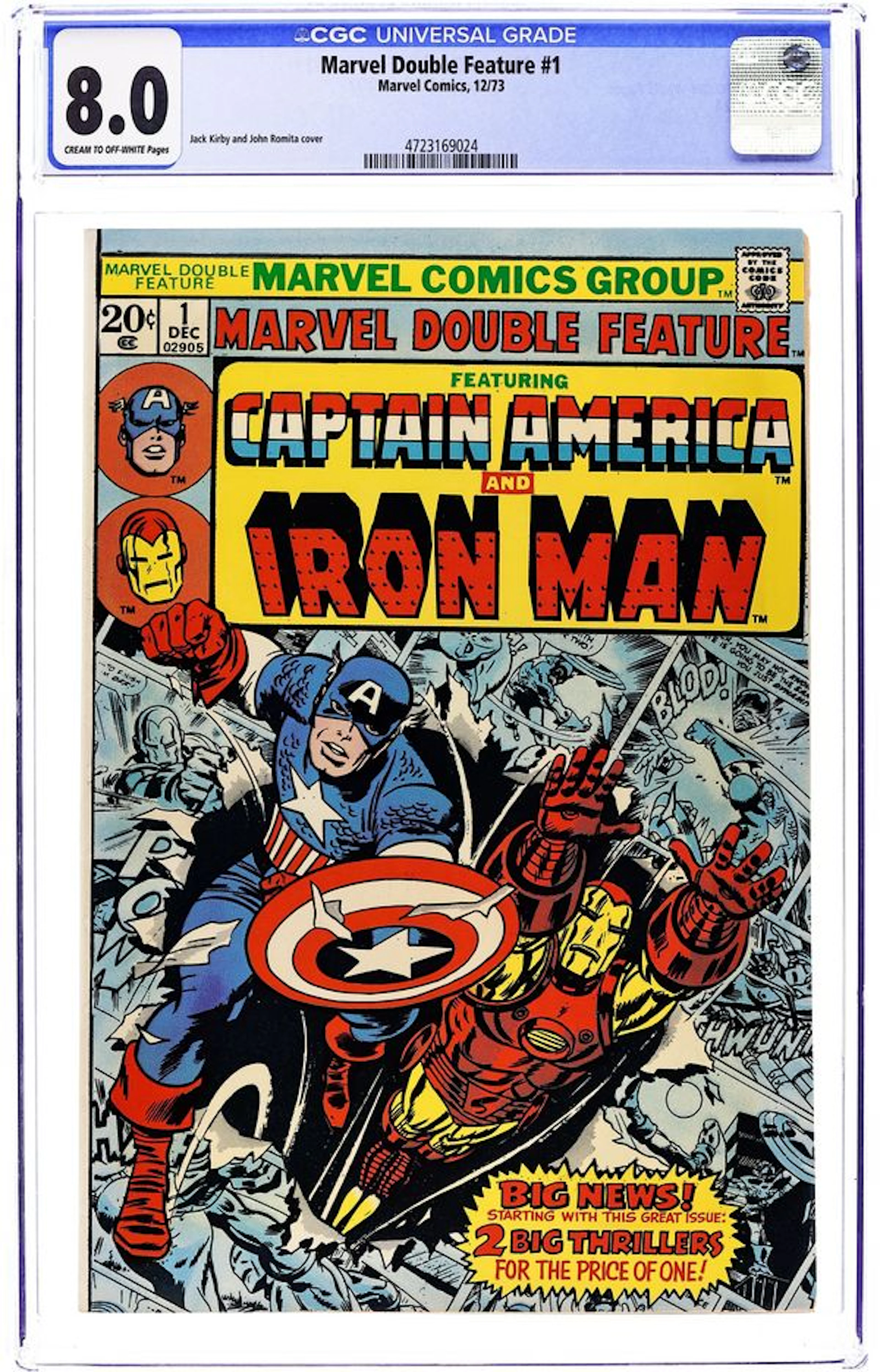 Marvel Double Feature (1973 Marvel) 1 CGC 8.0