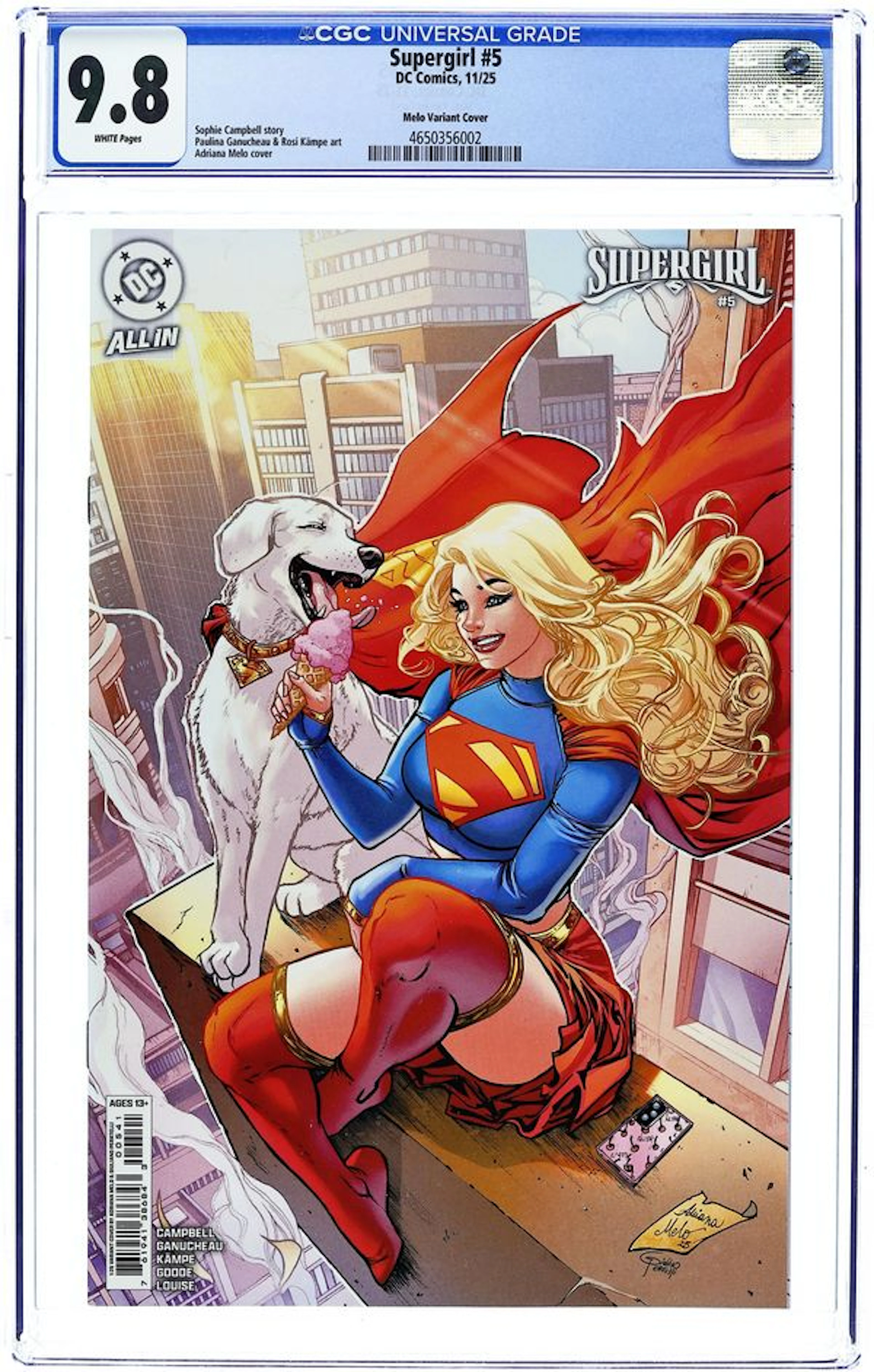 Supergirl (2025 DC) 5E CGC 9.8