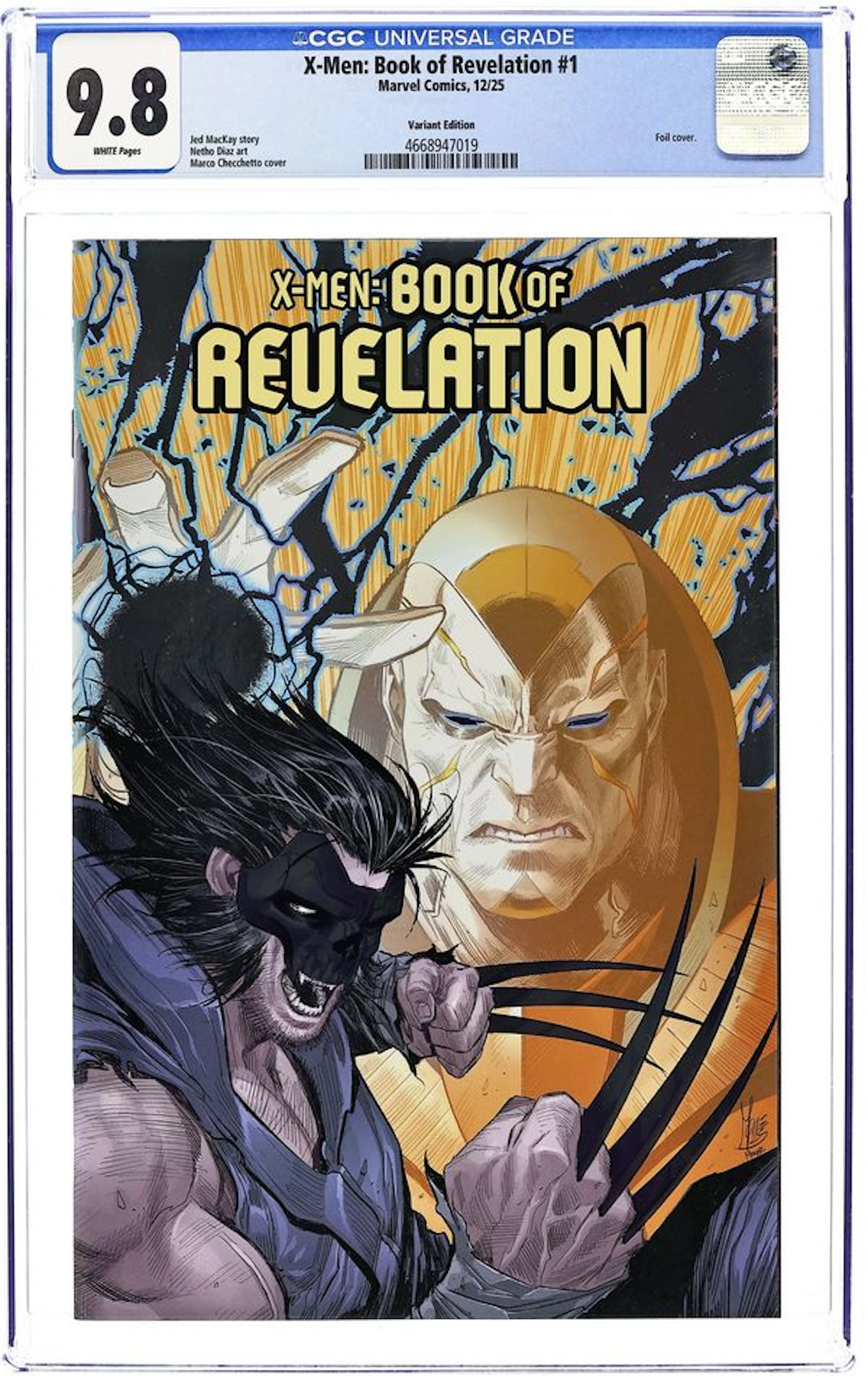 X-Men Book of Revelation (2025 Marvel) 1B CGC 9.8