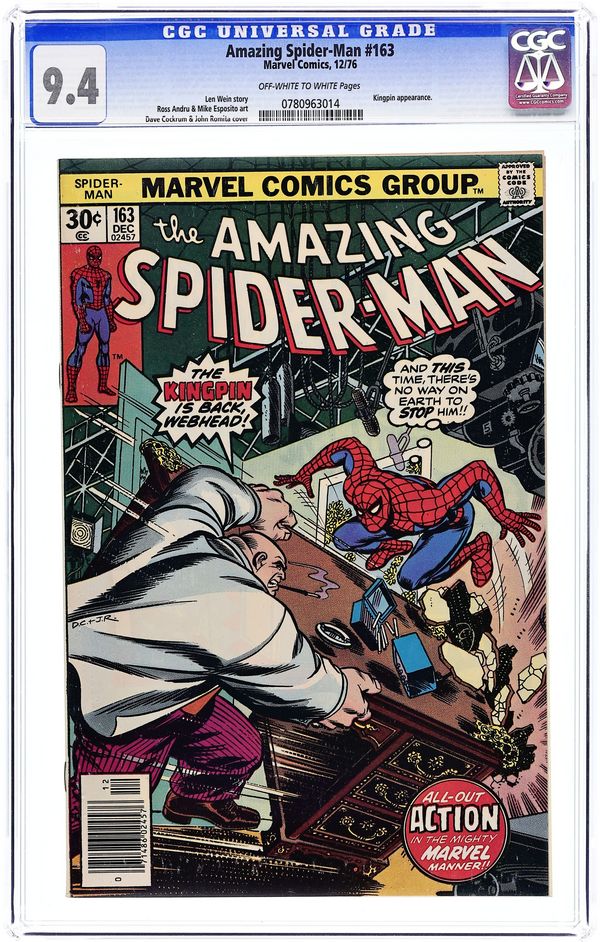 Amazing Spider-Man (1963 1st Series) 163 CGC 9.4