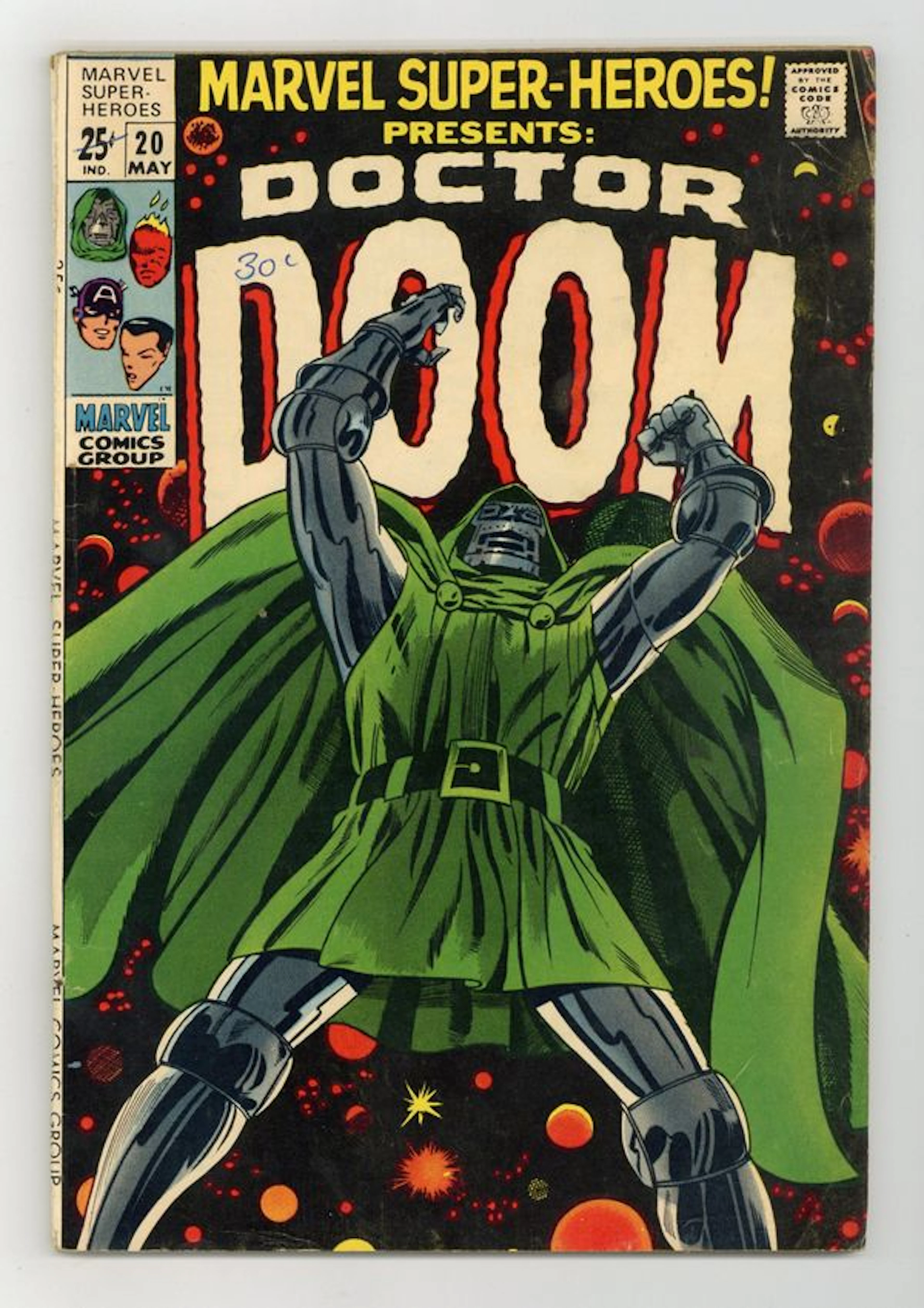 Marvel Super Heroes (1967 1st Series) 20 GD/VG 3.0
