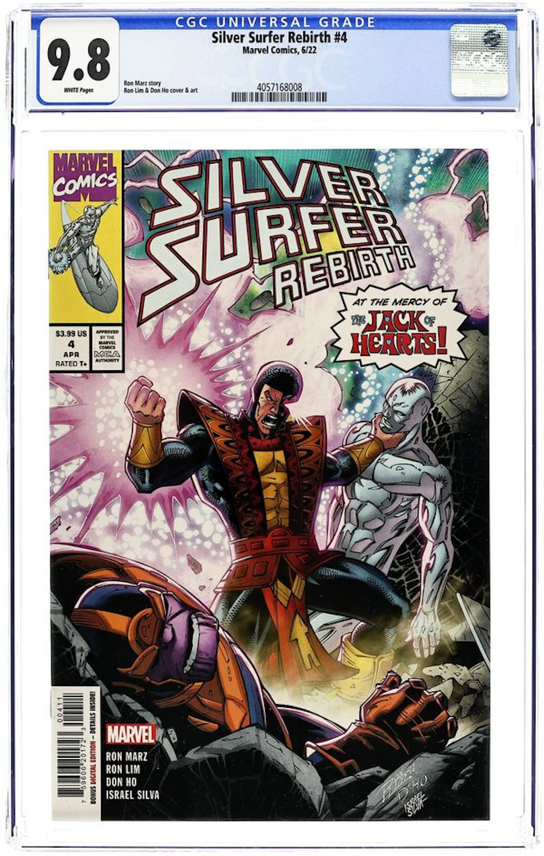 Silver Surfer Rebirth (2022 Marvel) 4A CGC 9.8