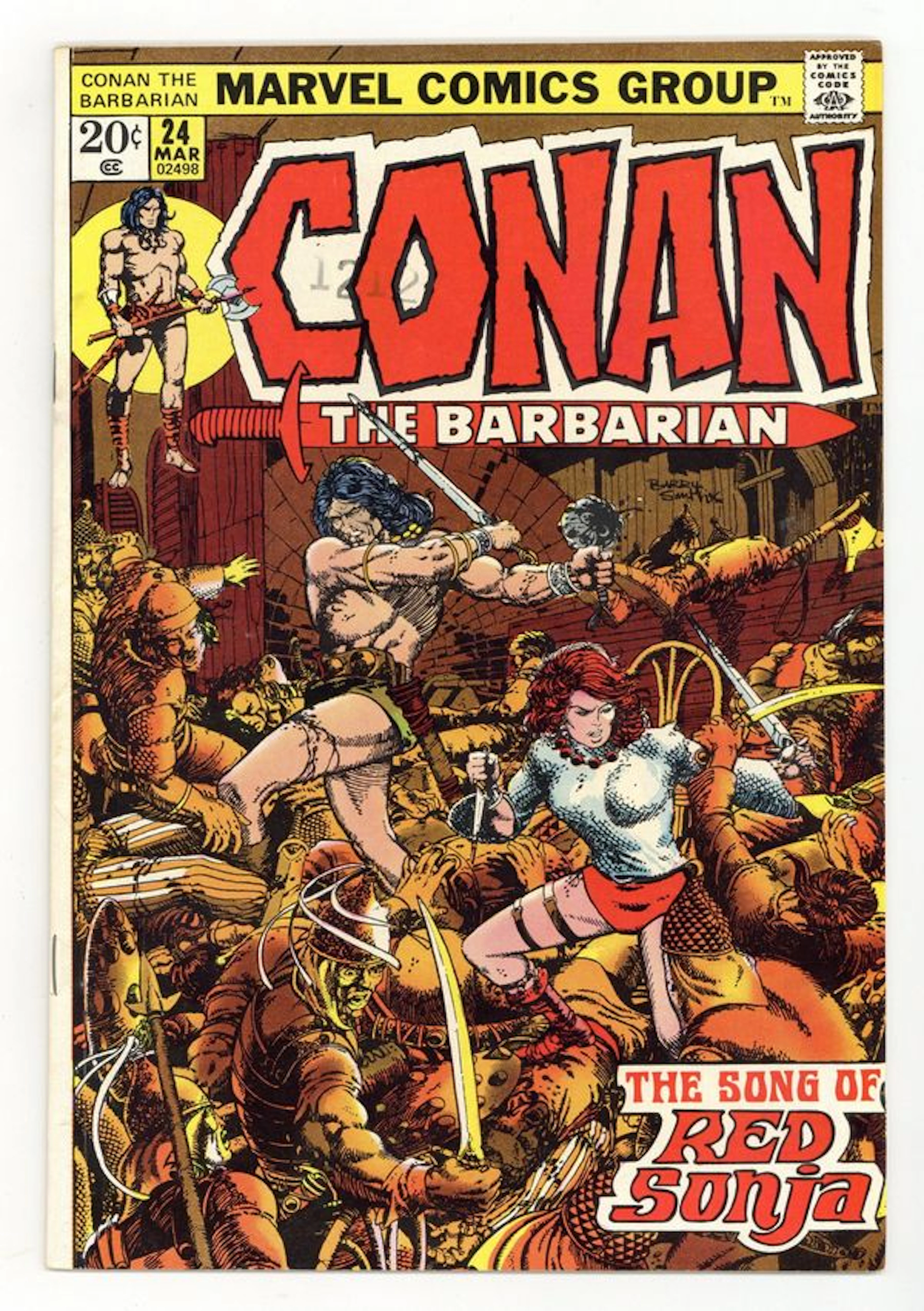 Conan the Barbarian (1970 Marvel) 24 VG/FN 5.0