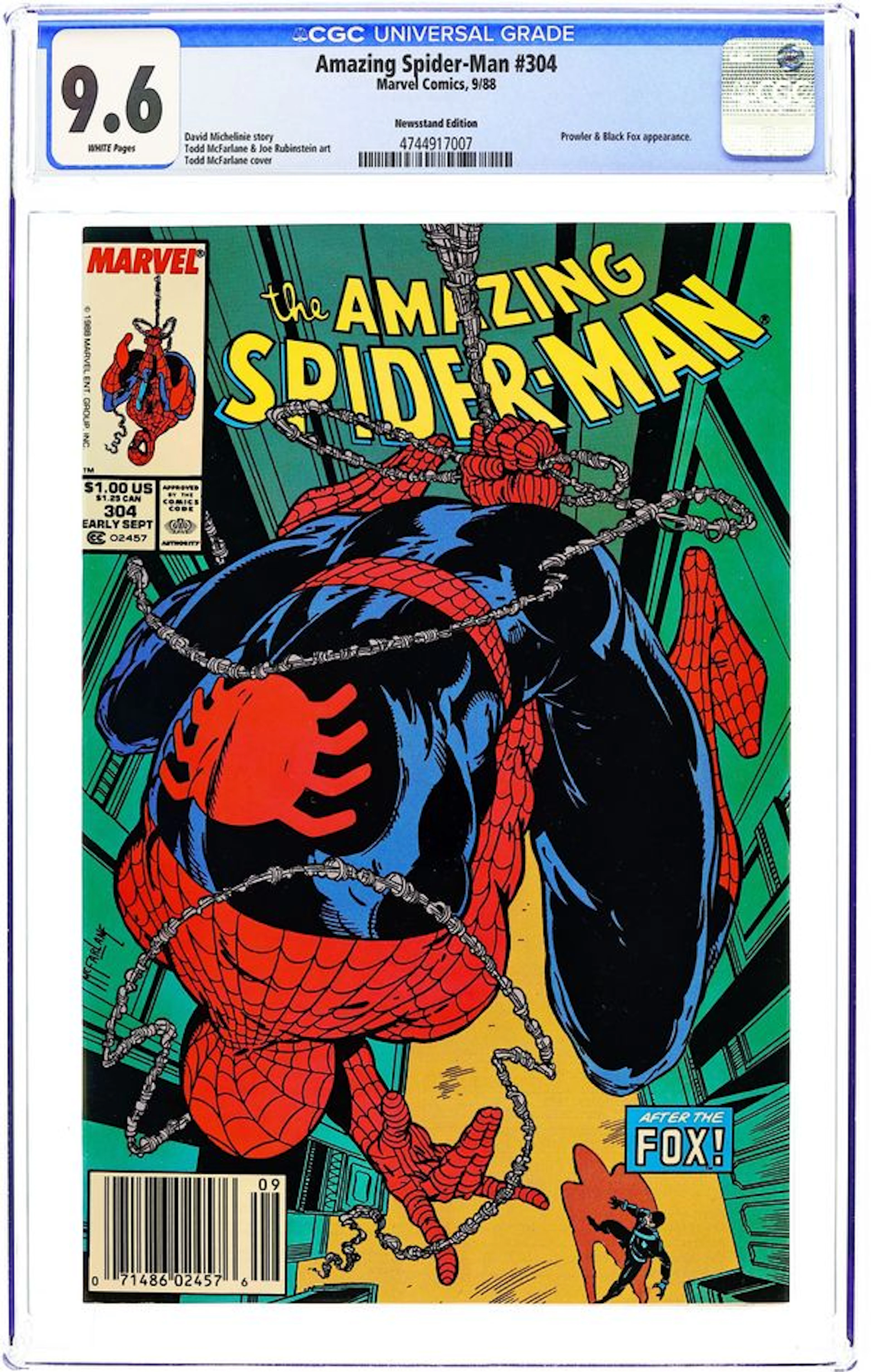 Amazing Spider-Man (1963 1st Series) 304N CGC 9.6