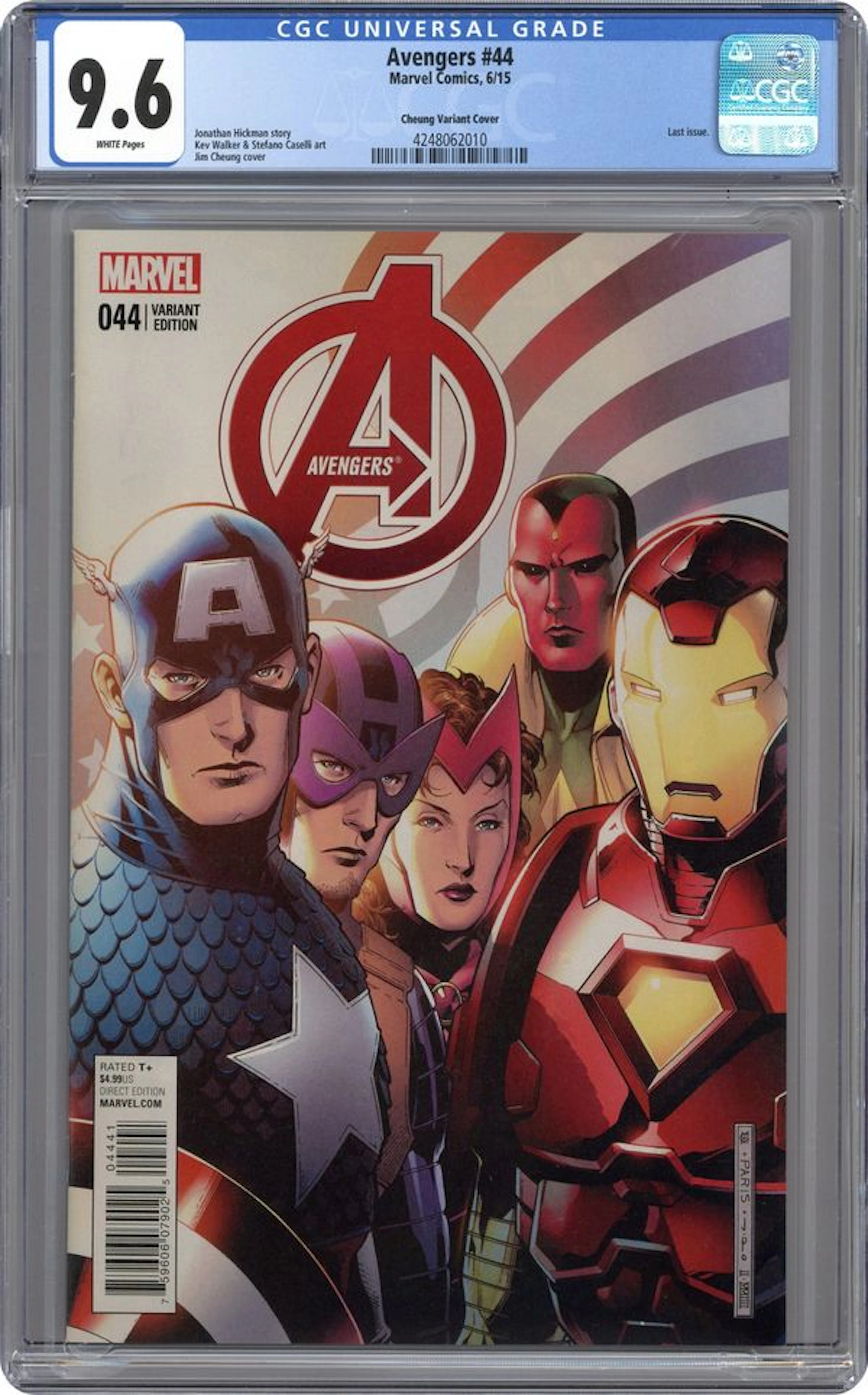 Avengers (2013 5th Series) 44C CGC 9.6