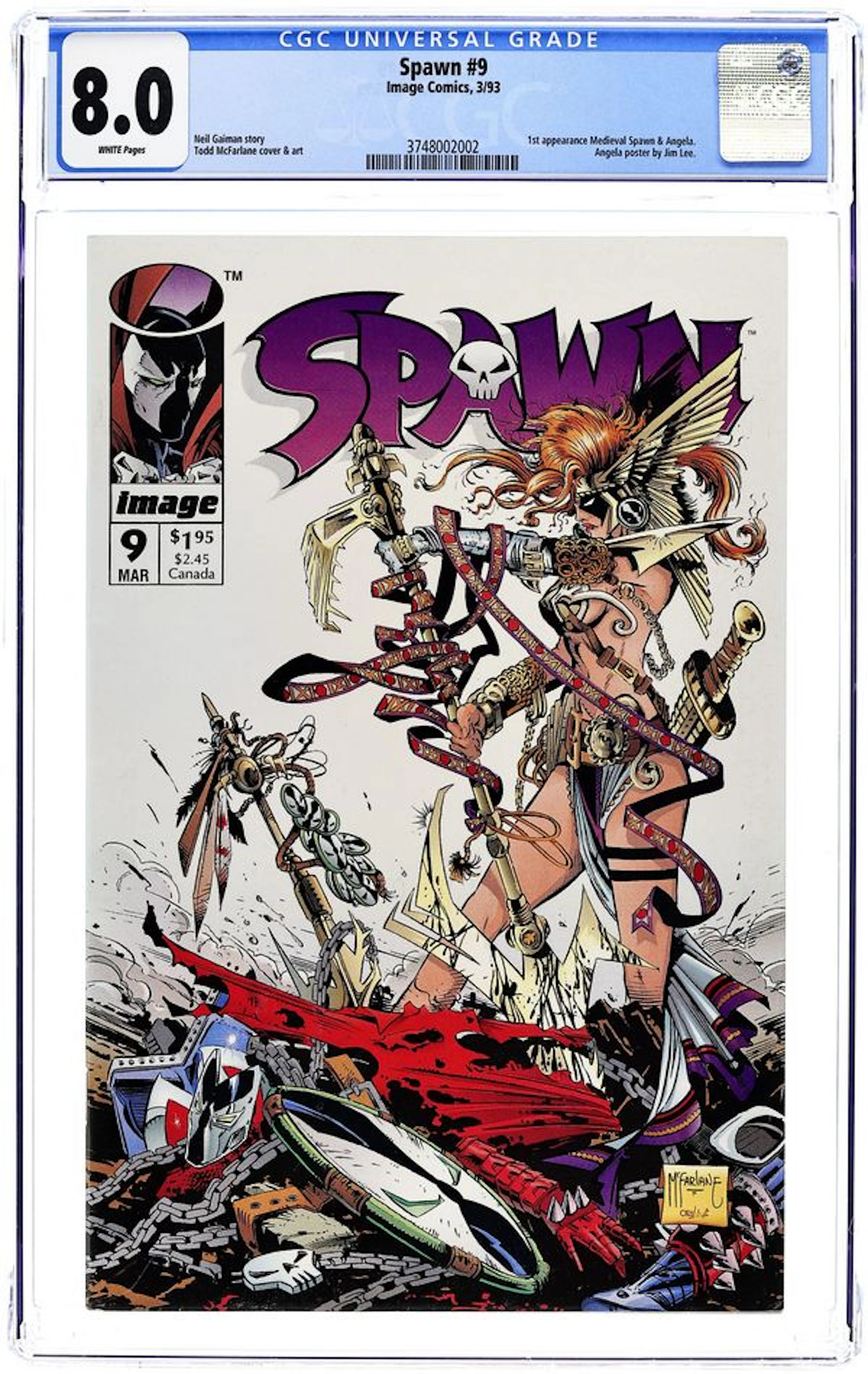 Spawn (1992 Image) 9D CGC 8.0
