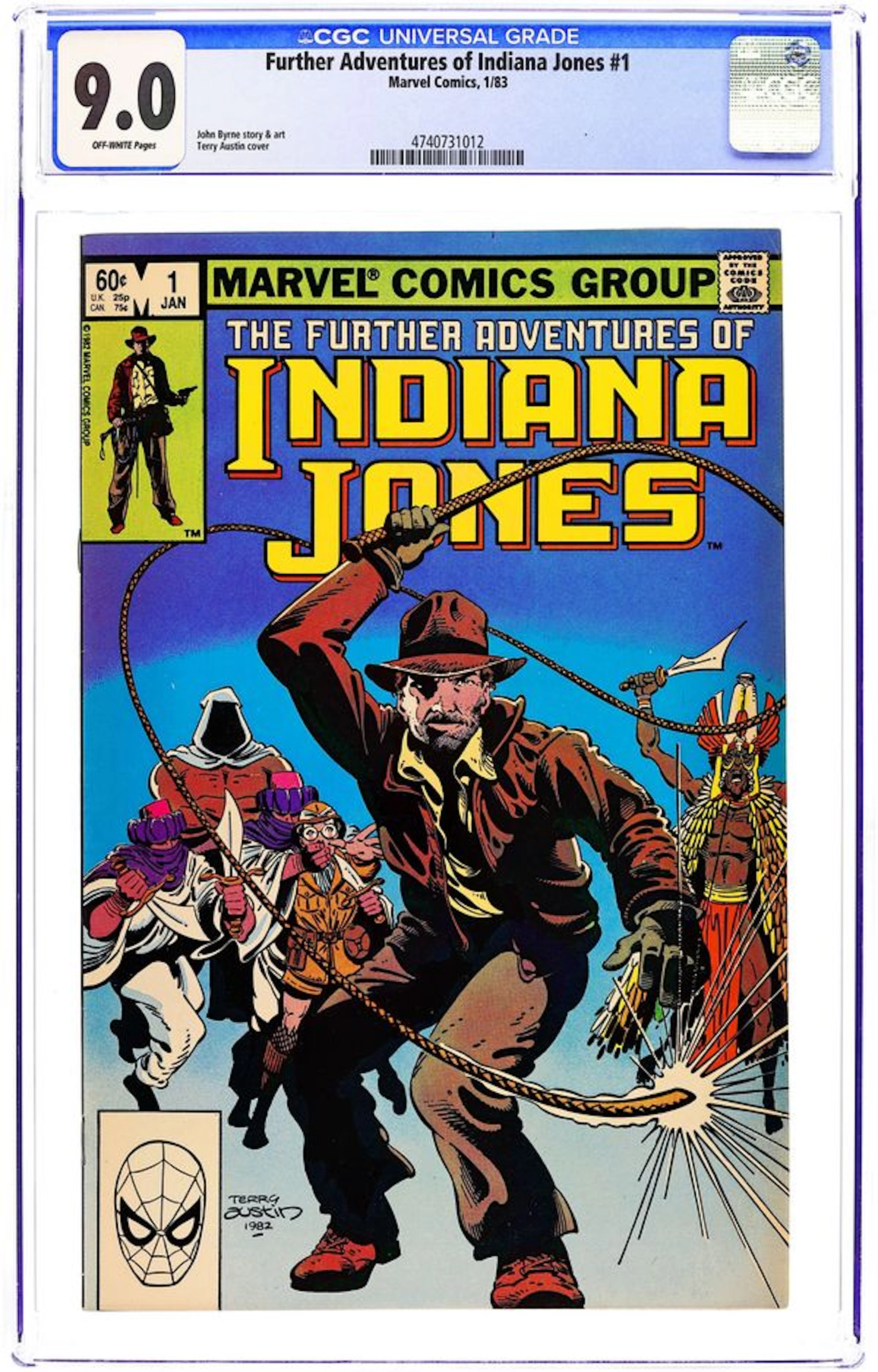 Further Adventures of Indiana Jones (1983) 1 CGC 9.0