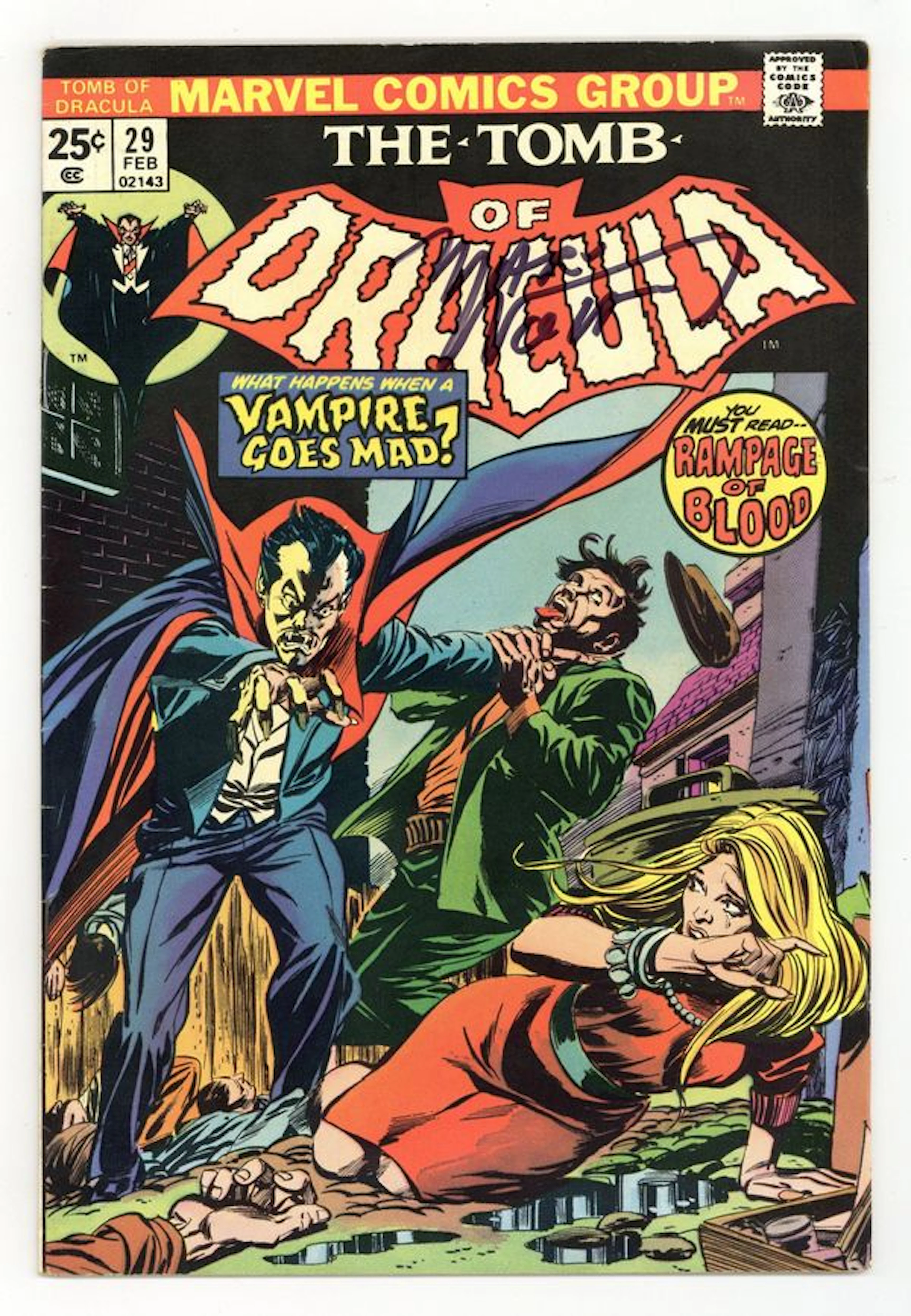 Tomb of Dracula (1972 1st Series) 29 VG 4.0