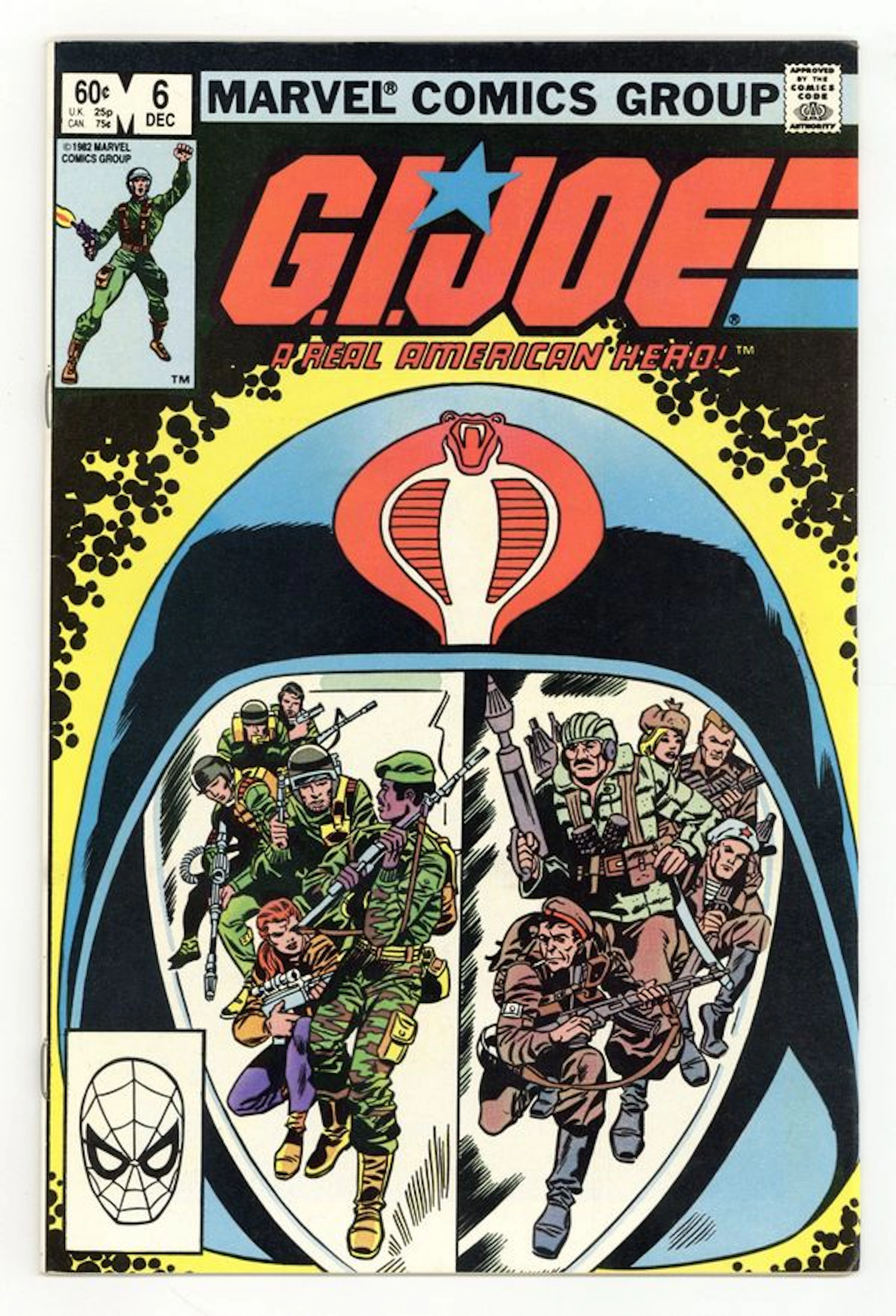 GI Joe A Real American Hero (1982 Marvel) 6D FN 6.0