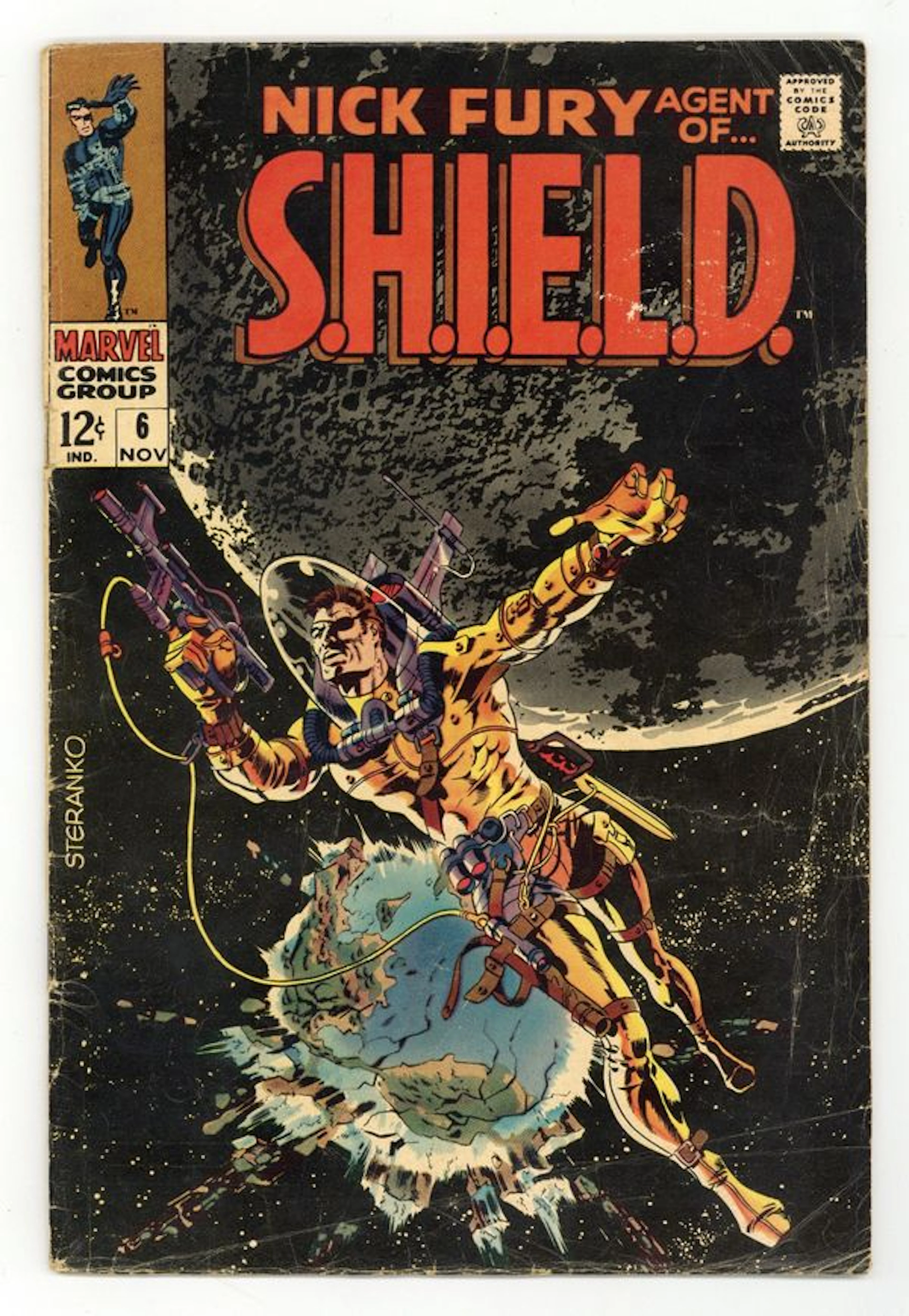 Nick Fury Agent of SHIELD (1968 1st Series) 6 GD+ 2.5