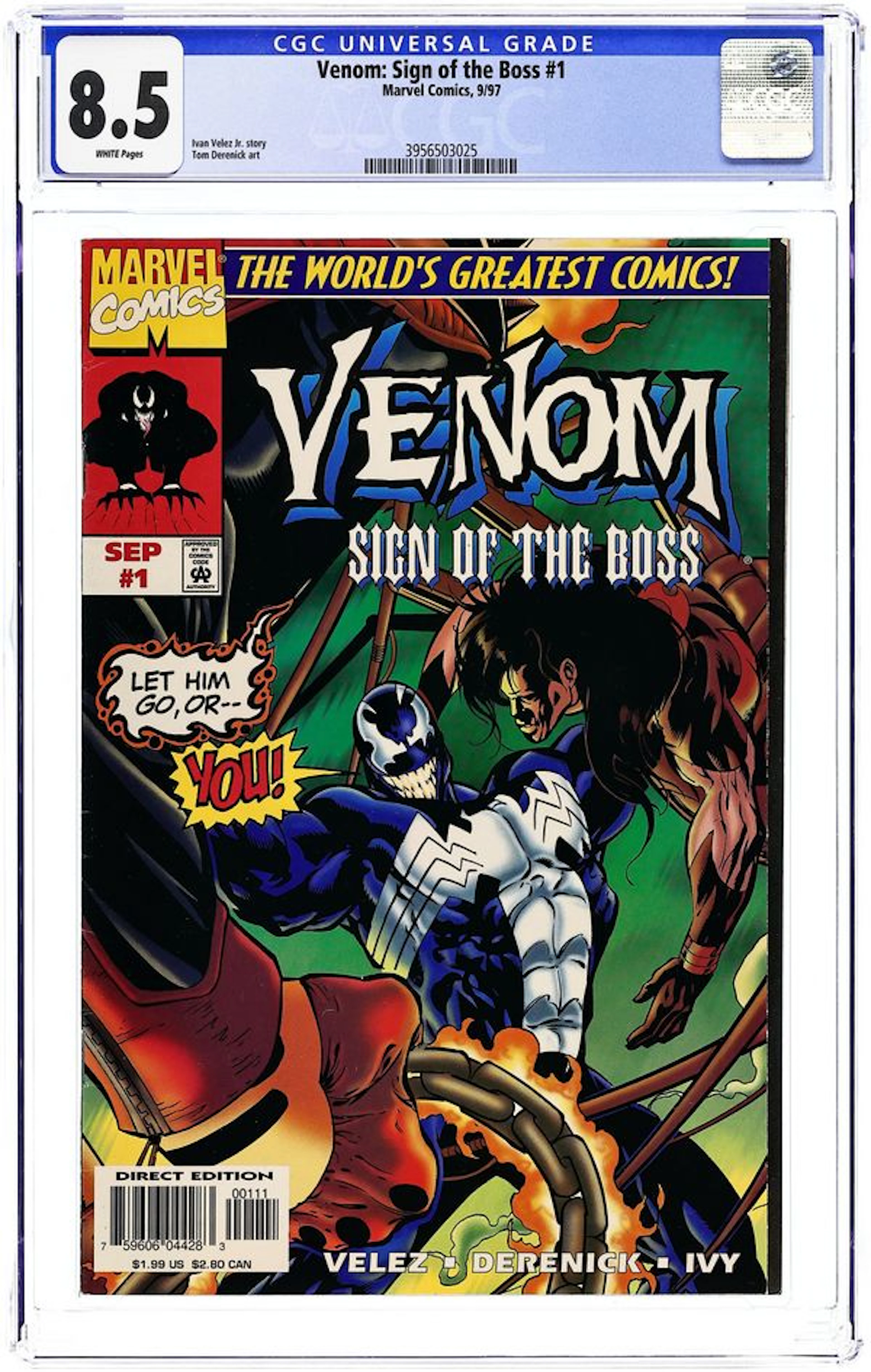 Venom Sign of the Boss (1997) 1 CGC 8.5