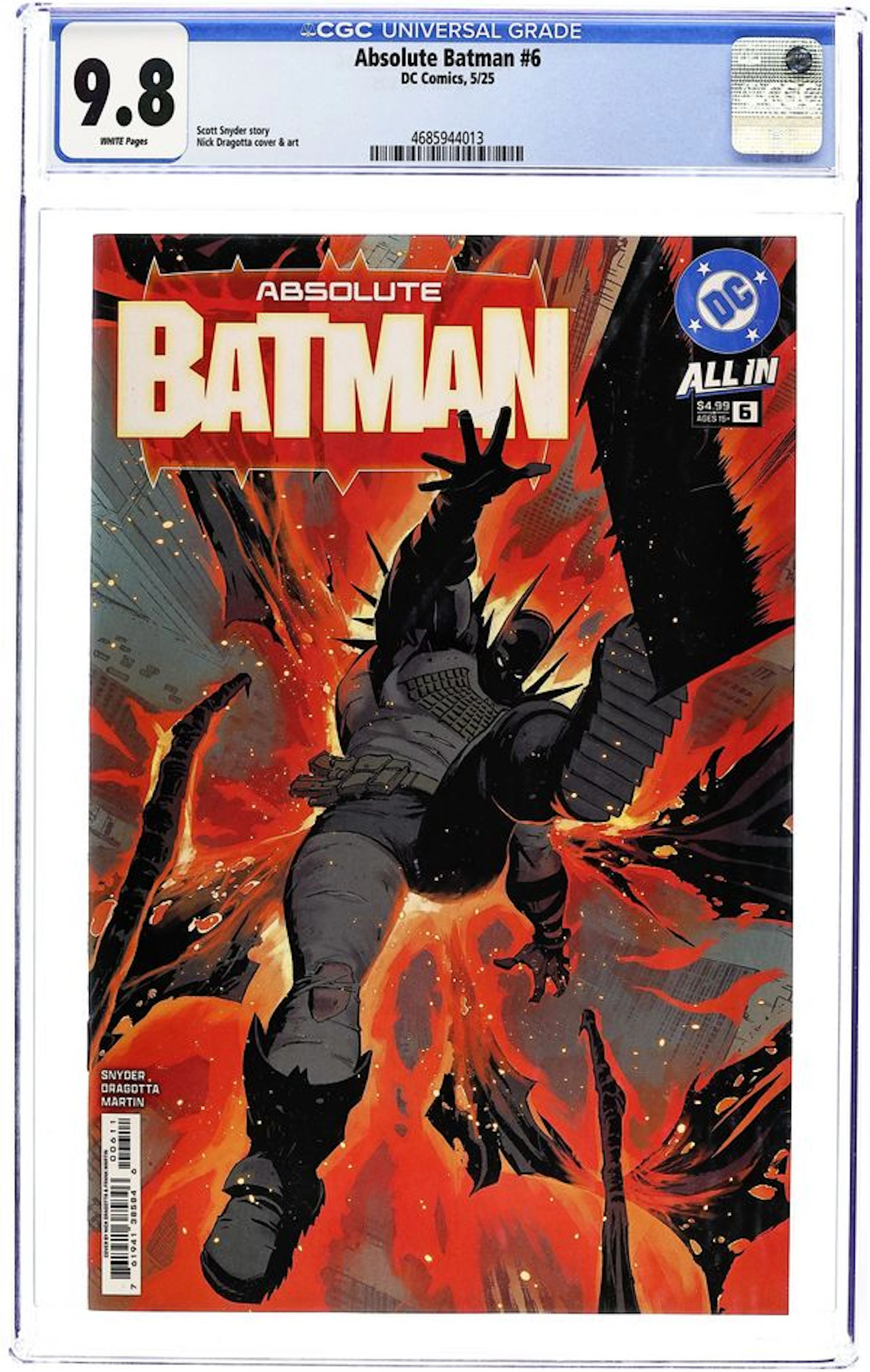 Absolute Batman (2024 DC) 6A CGC 9.8