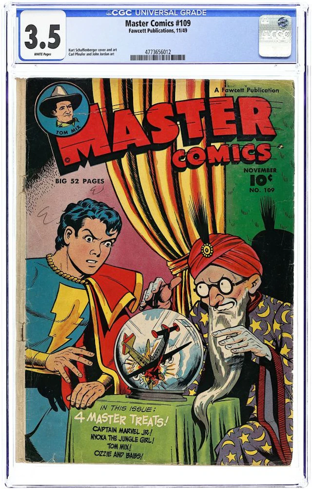 Master Comics (1940 Fawcett) 109 CGC 3.5