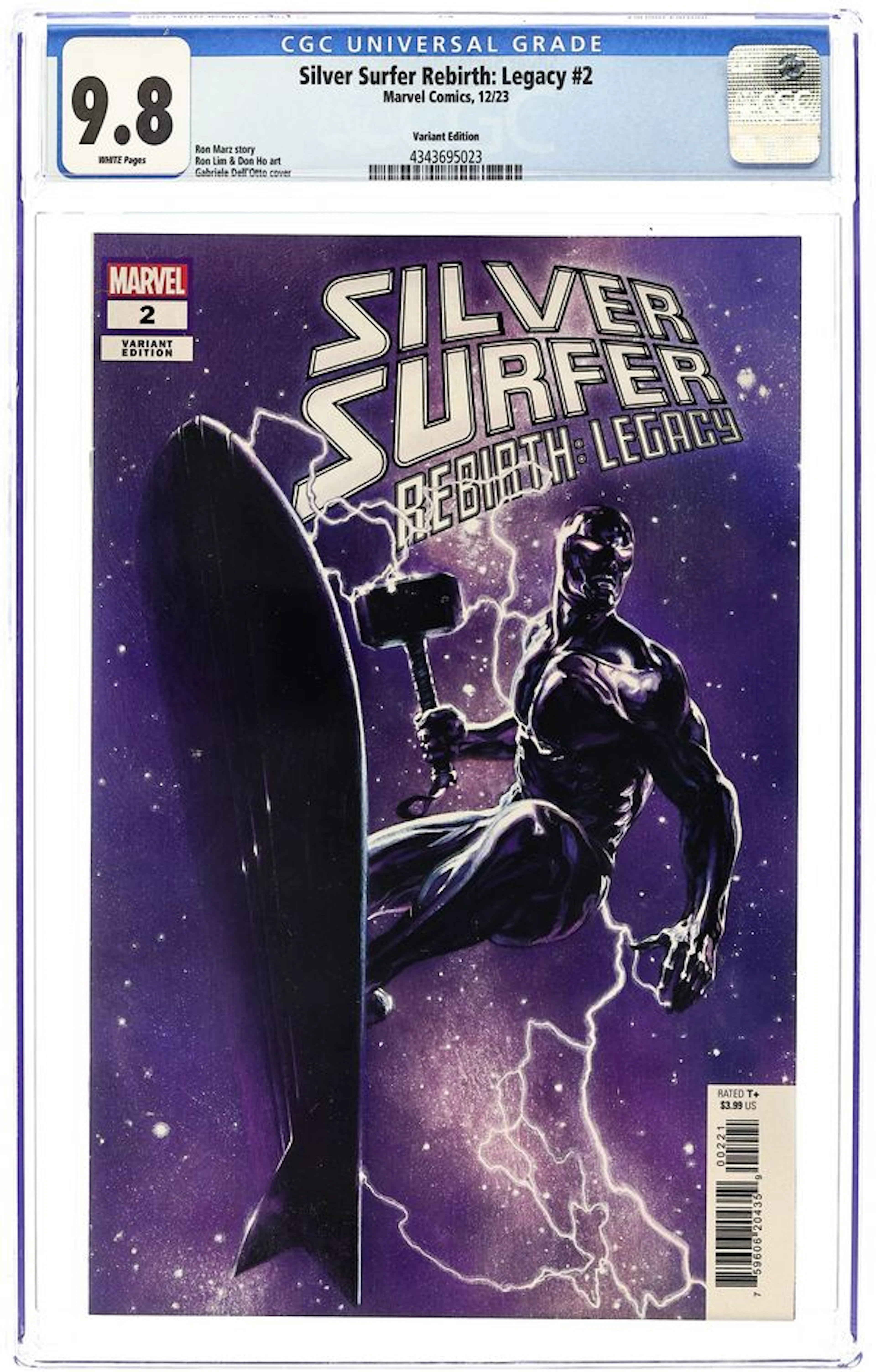 Silver Surfer Rebirth Legacy (2023 Marvel) 2B CGC 9.8