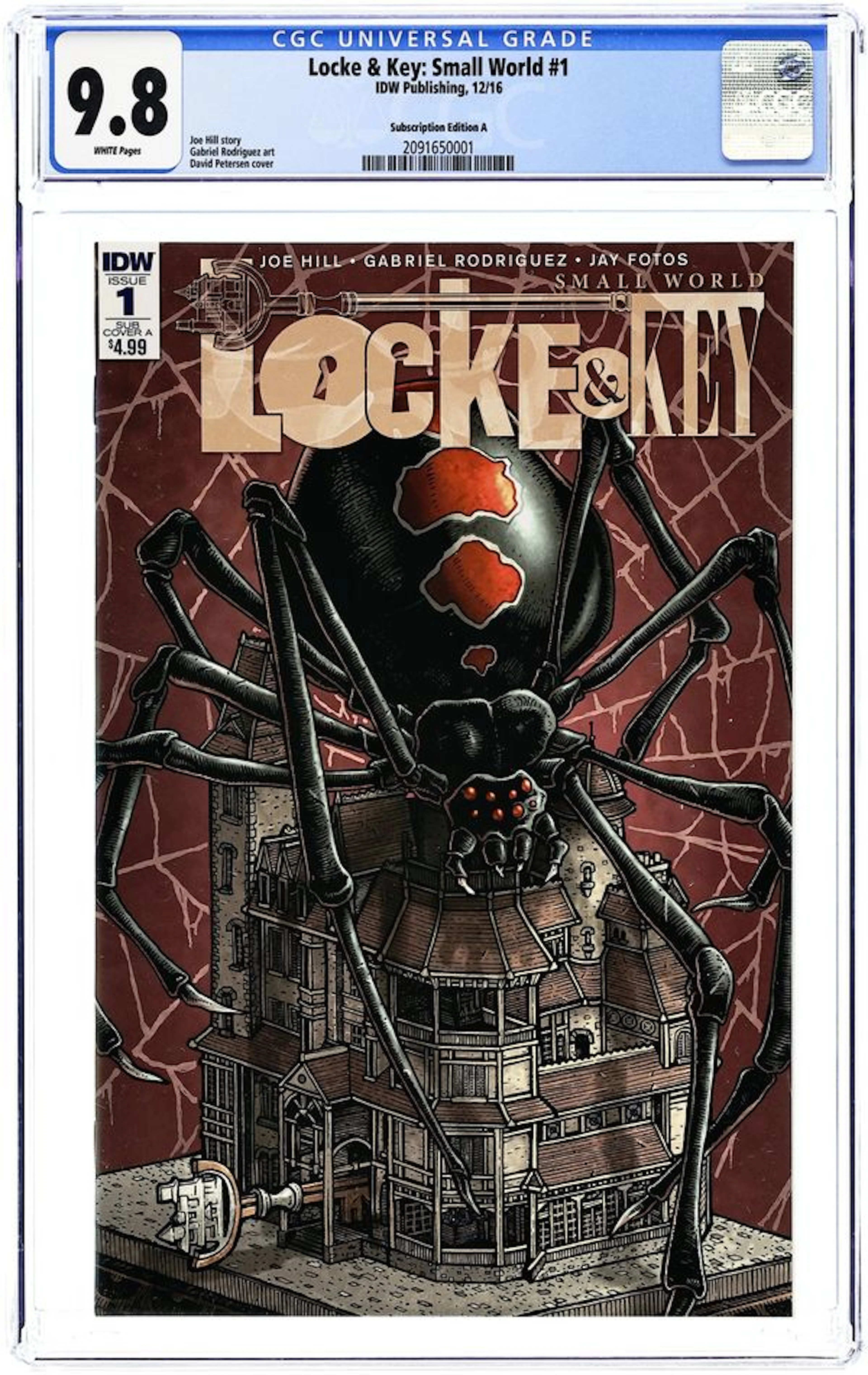 Locke and Key Small World (2016) 1SUBA CGC 9.8