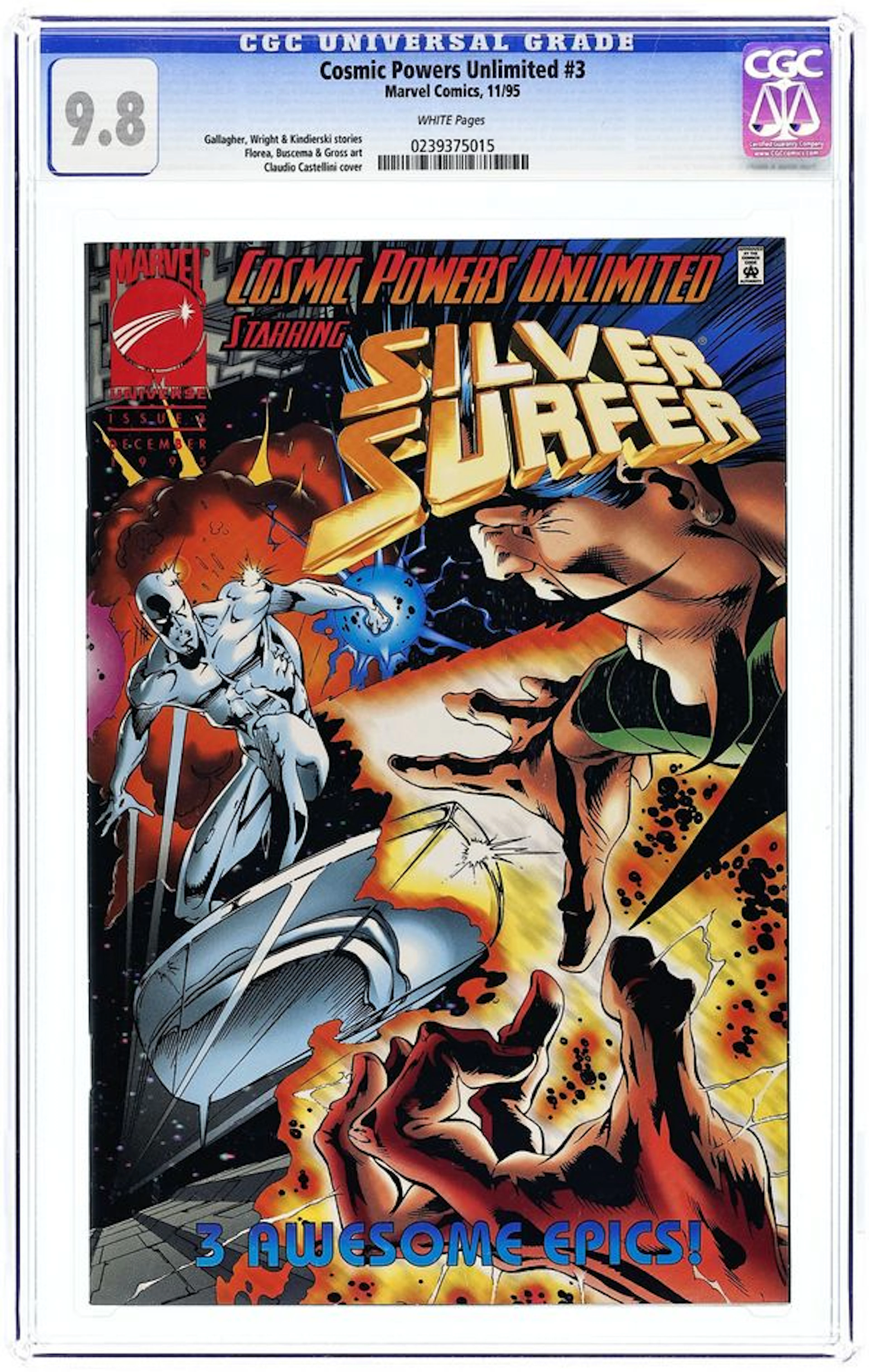 Cosmic Powers Unlimited (1995) 3 CGC 9.8