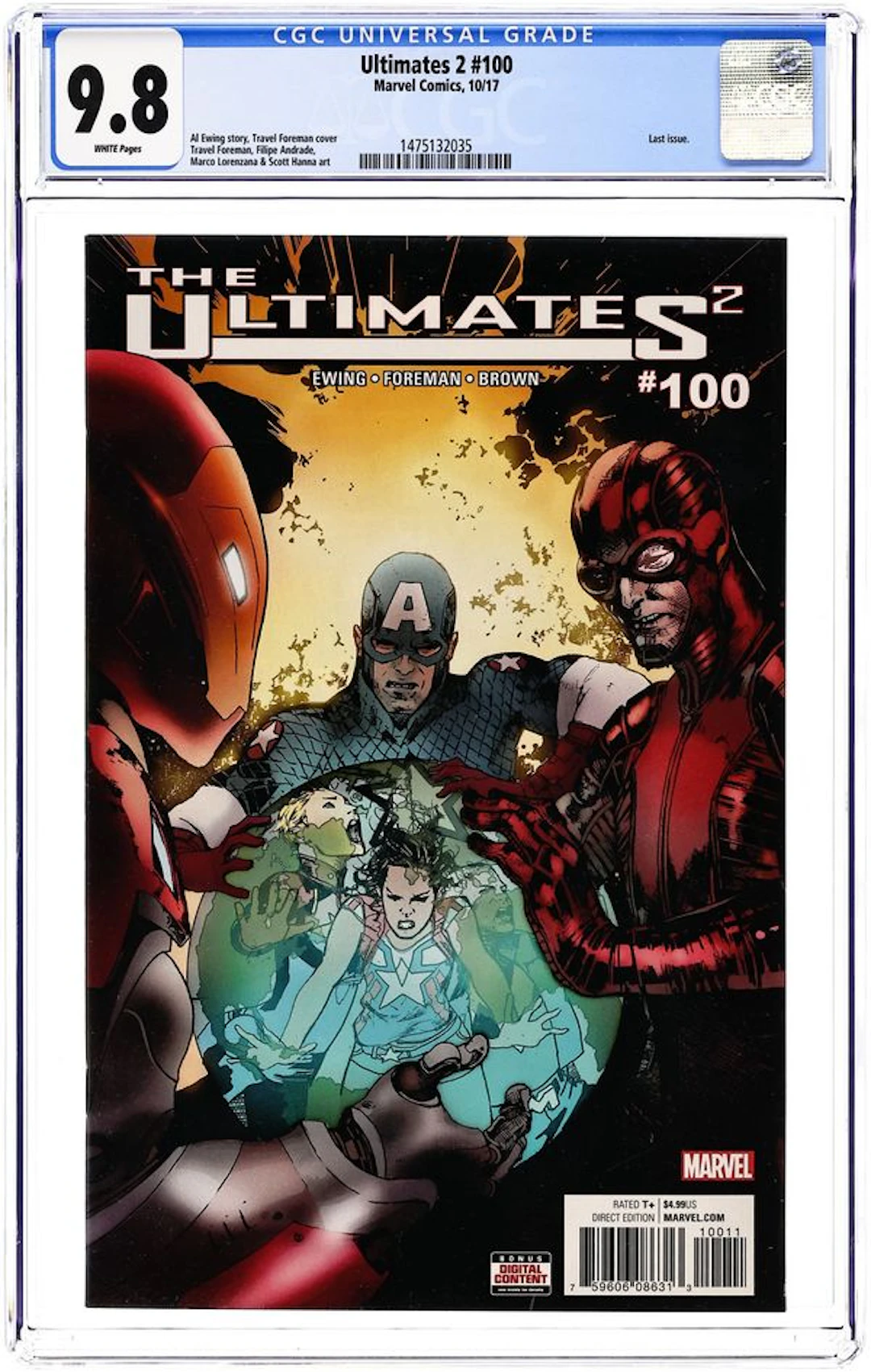 Ultimates 2 (2016 Marvel) 100A CGC 9.8
