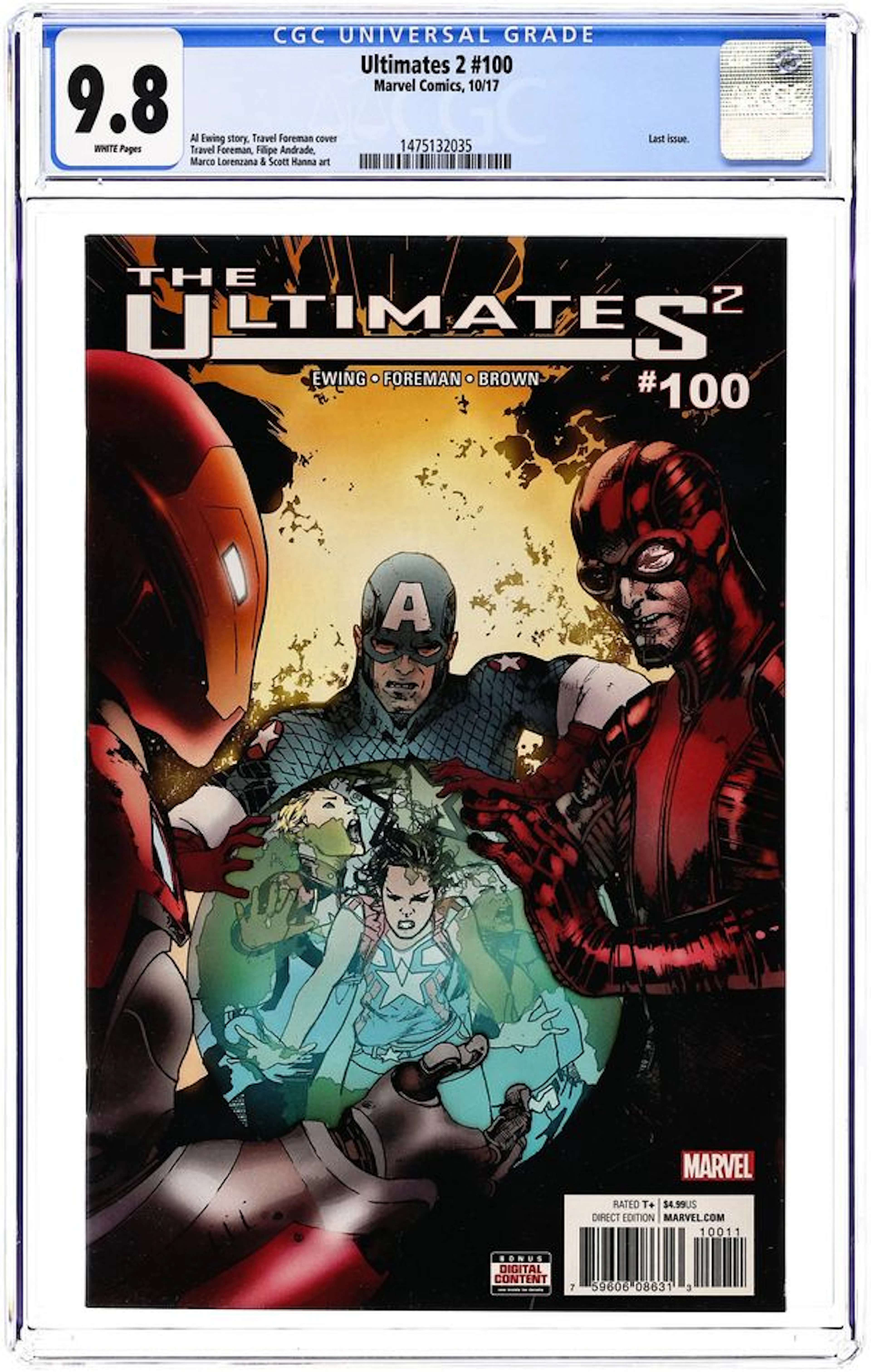 Ultimates 2 (2016 Marvel) 100A CGC 9.8