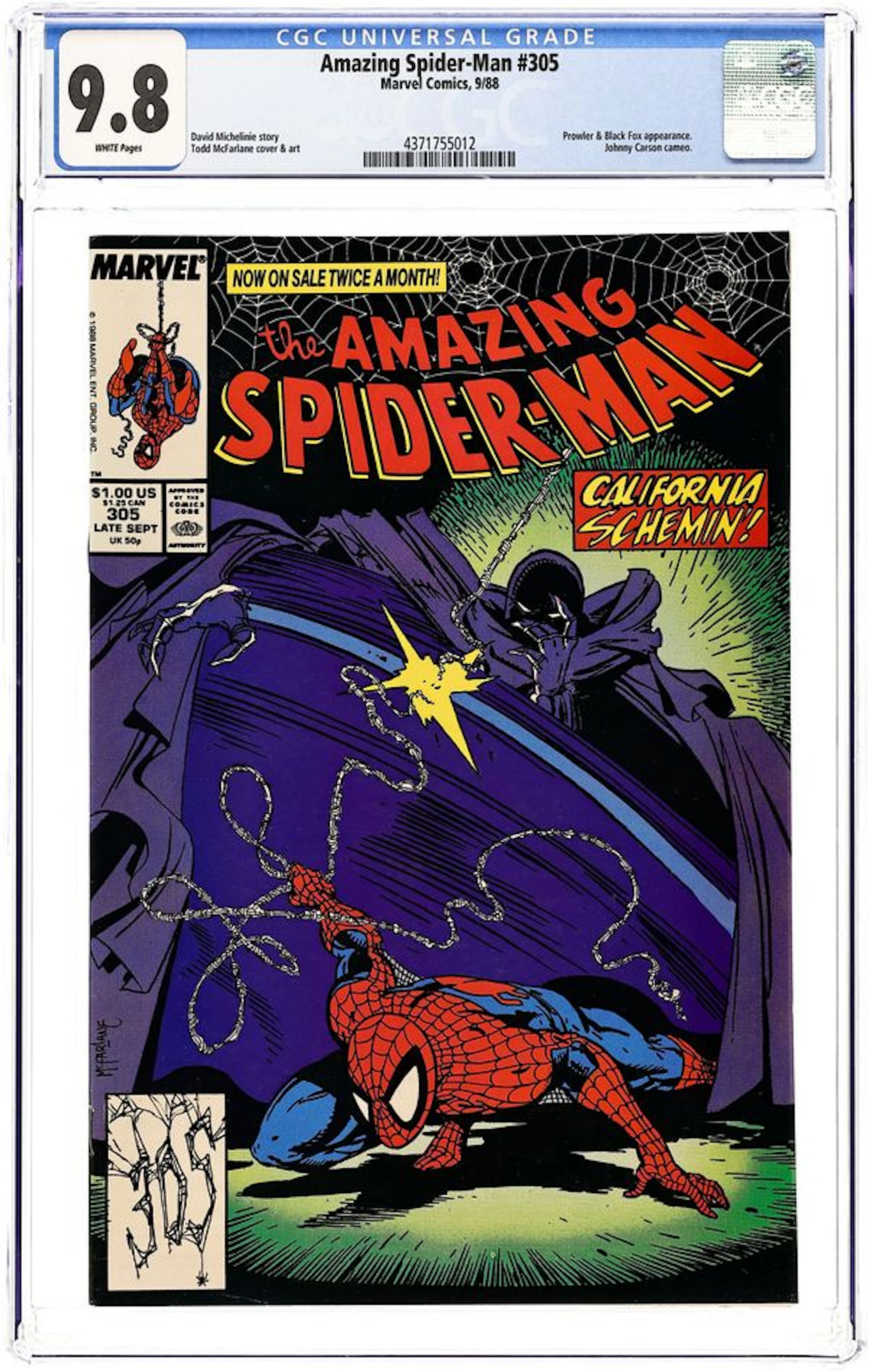 Amazing Spider-Man (1963 1st Series) 305 CGC 9.8