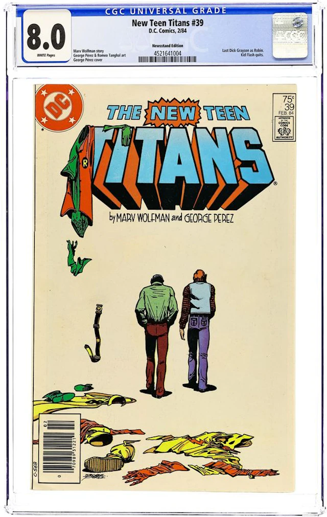 New Teen Titans (1980) (Tales of ...) 39N CGC 8.0