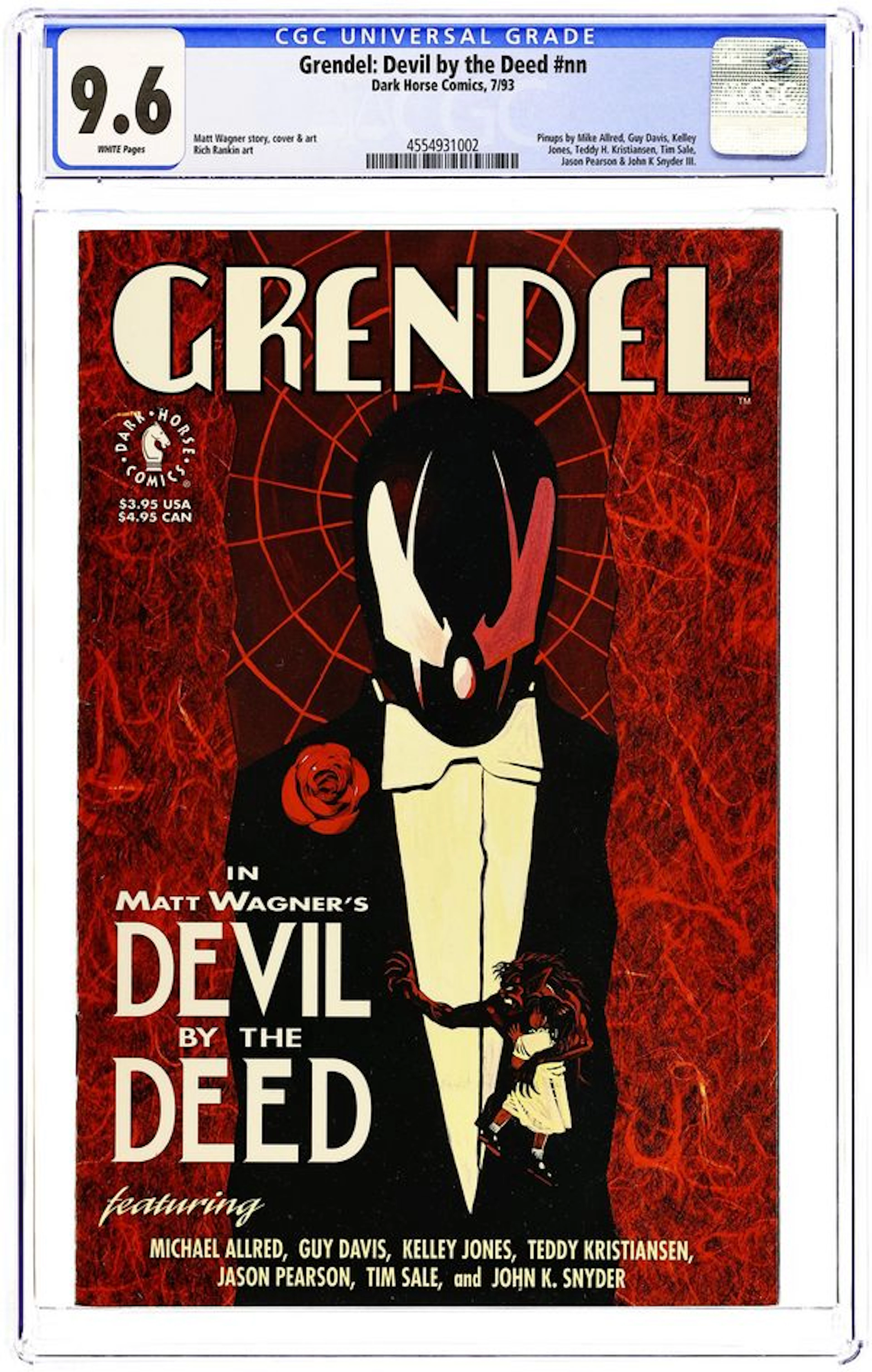 Grendel Devil by the Deed (1993 Dark Horse) 1 CGC 9.6