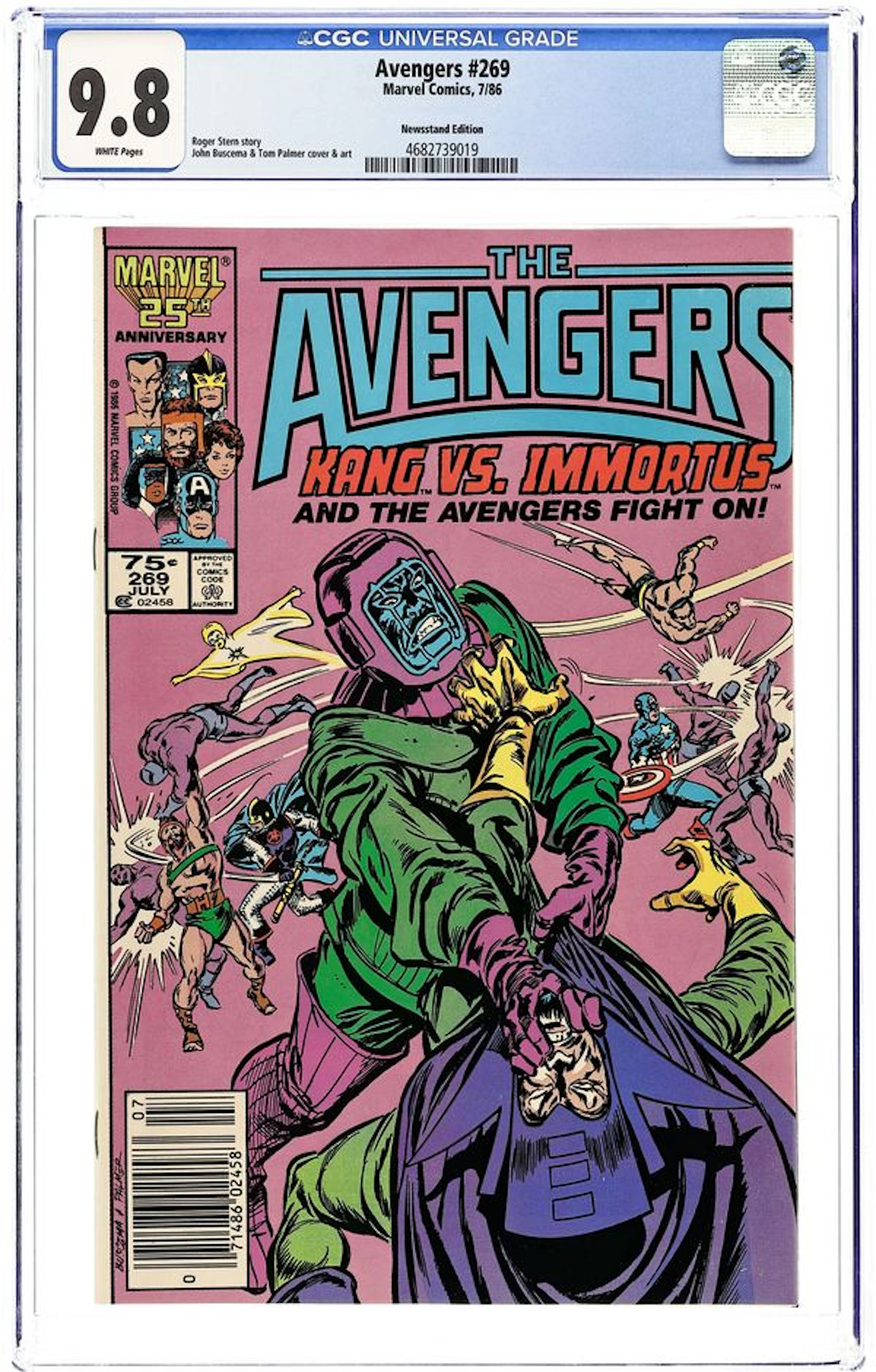 Avengers (1963 1st Series) 269N CGC 9.8