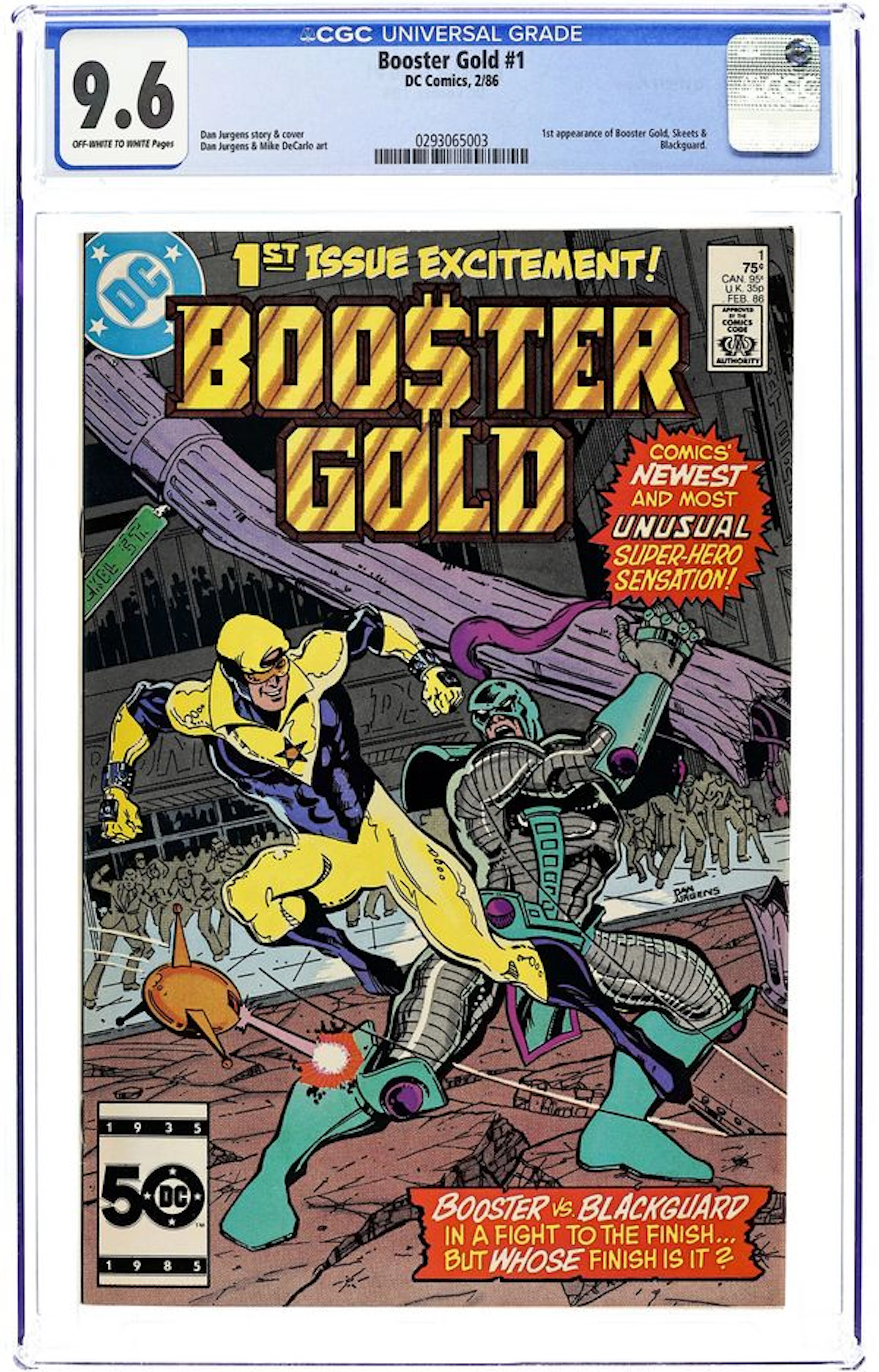 Booster Gold (1986 DC 1st Series) 1D CGC 9.6