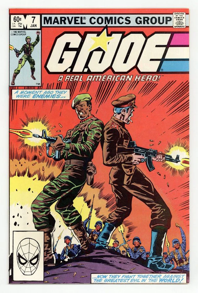 GI Joe A Real American Hero (1982 Marvel) 7D FN+ 6.5