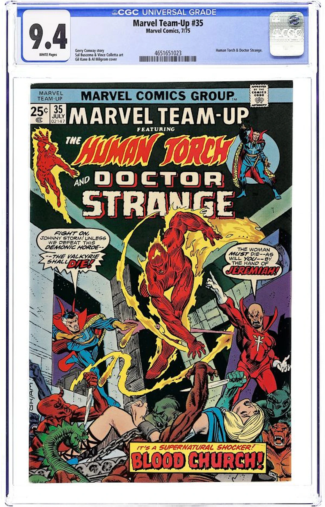 Marvel Team-Up (1972 1st Series) 35 CGC 9.4