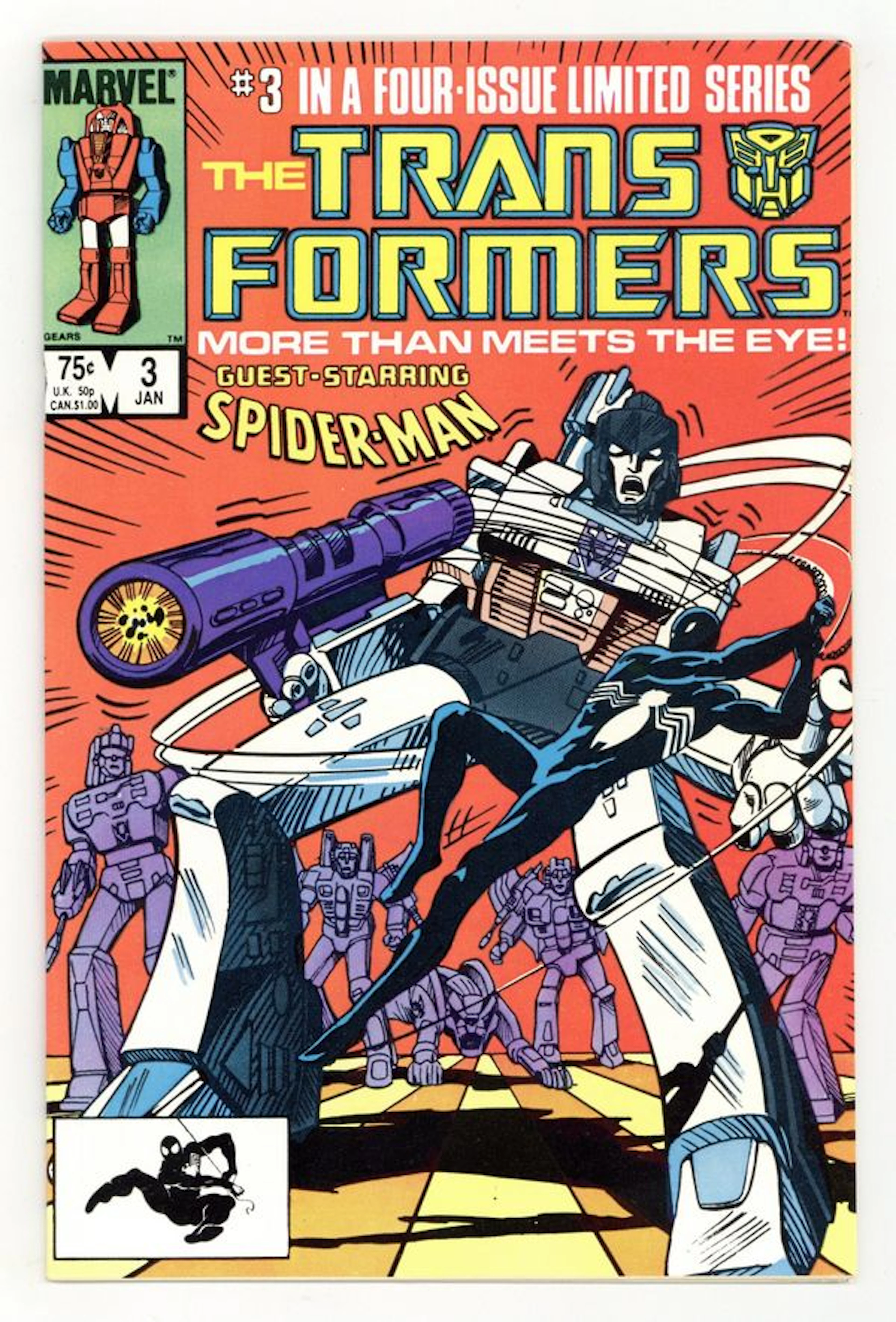 Transformers (1984 Marvel) 3D VF 8.0