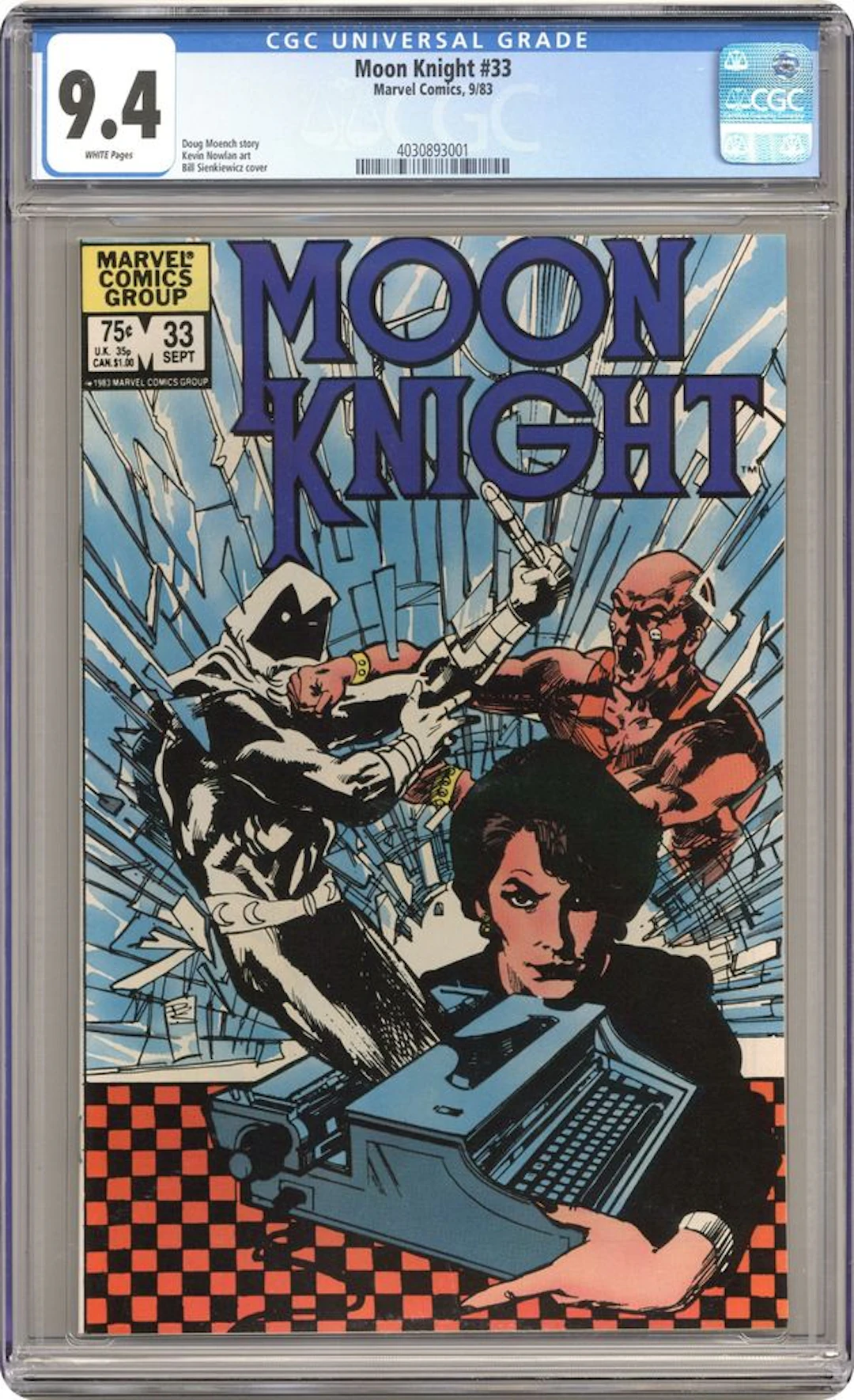Moon Knight (1980 1st Series) 33 CGC 9.4
