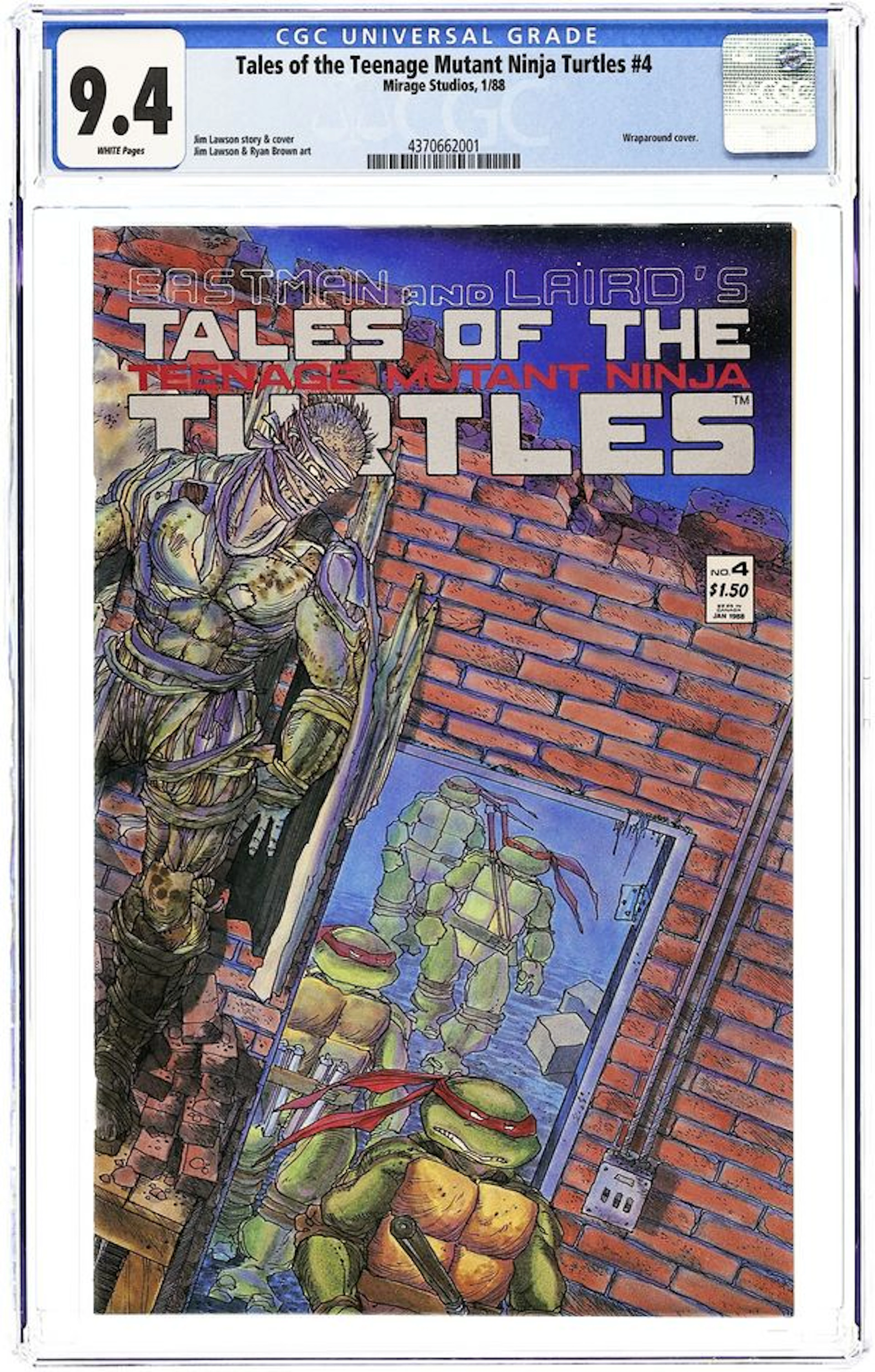 Tales of the Teenage Mutant Ninja Turtles (1987) 4 CGC 9.4