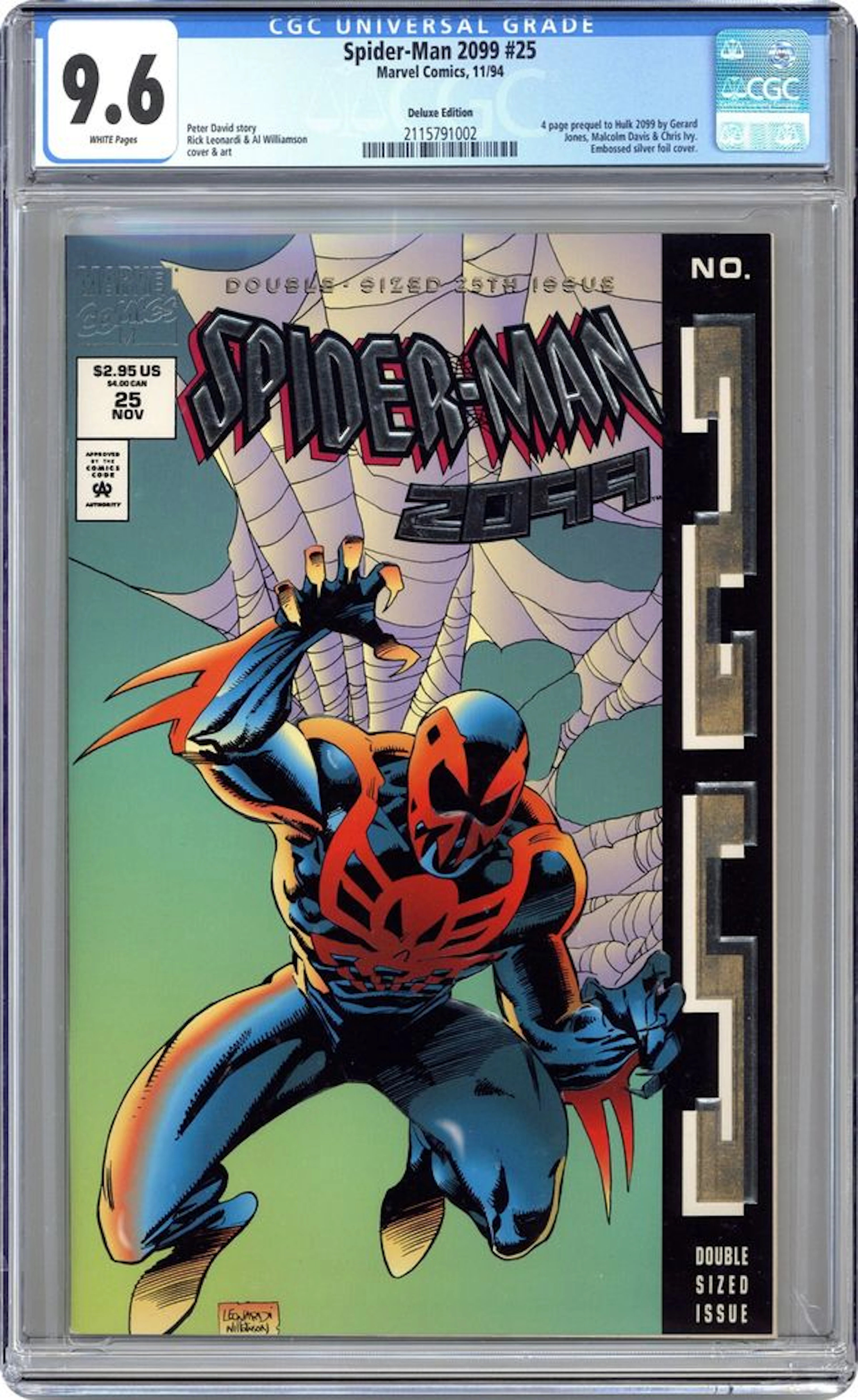 Spider-Man 2099 (1992 1st Series) 25D CGC 9.6