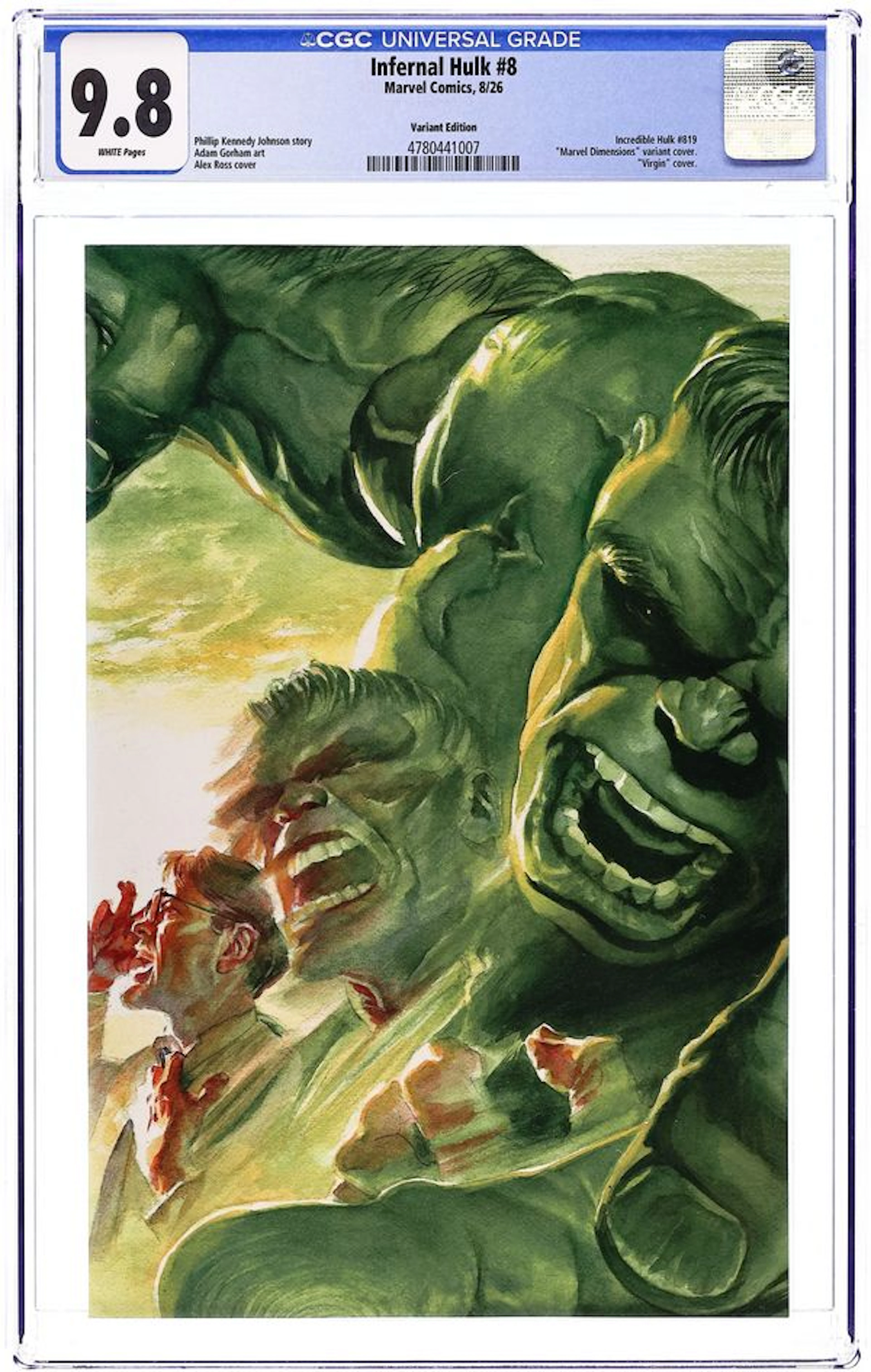 Infernal Hulk (2025 Marvel) 8B CGC 9.8
