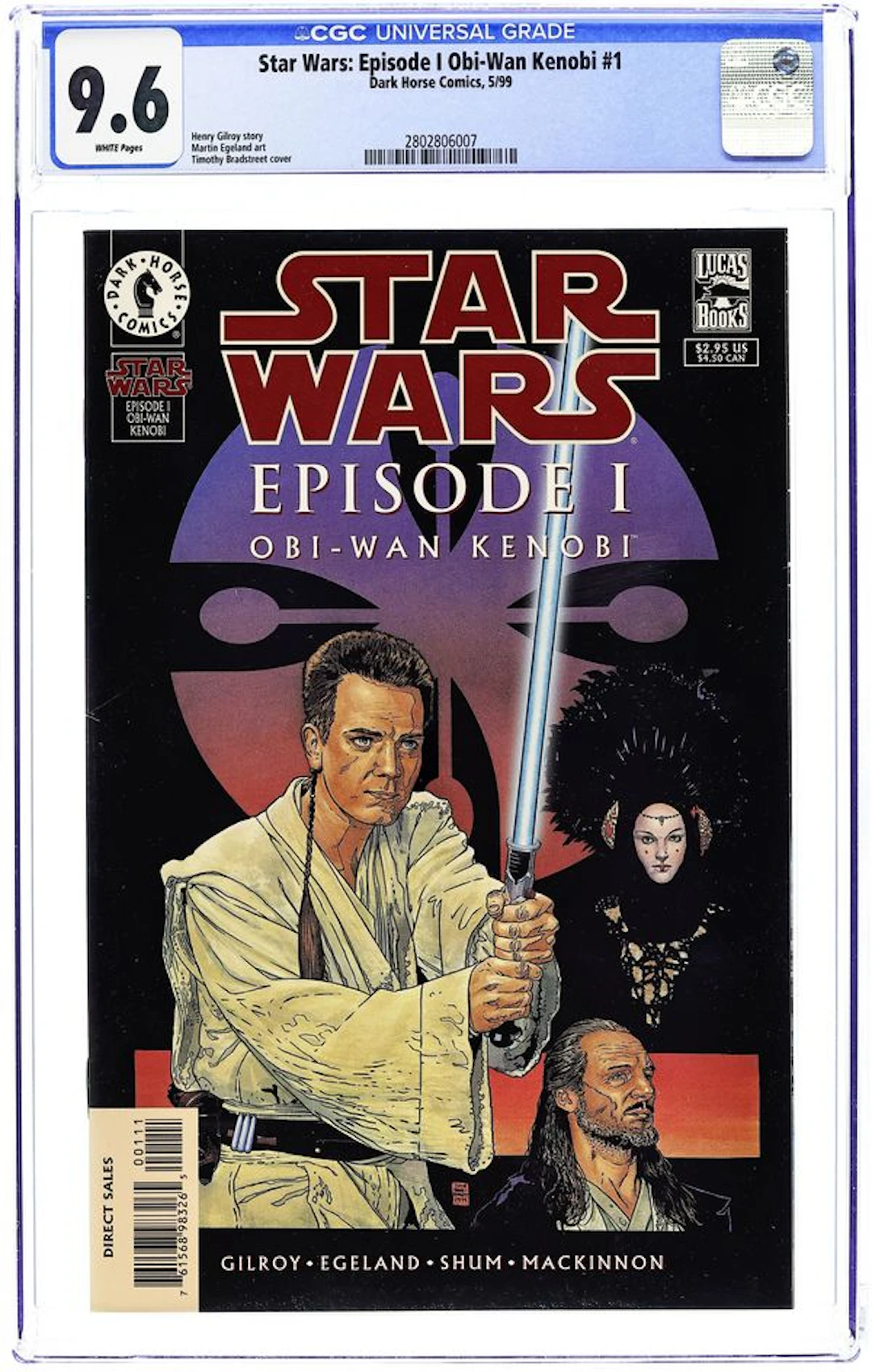 Star Wars Episode 1 Obi-Wan Kenobi (1999) 1A CGC 9.6