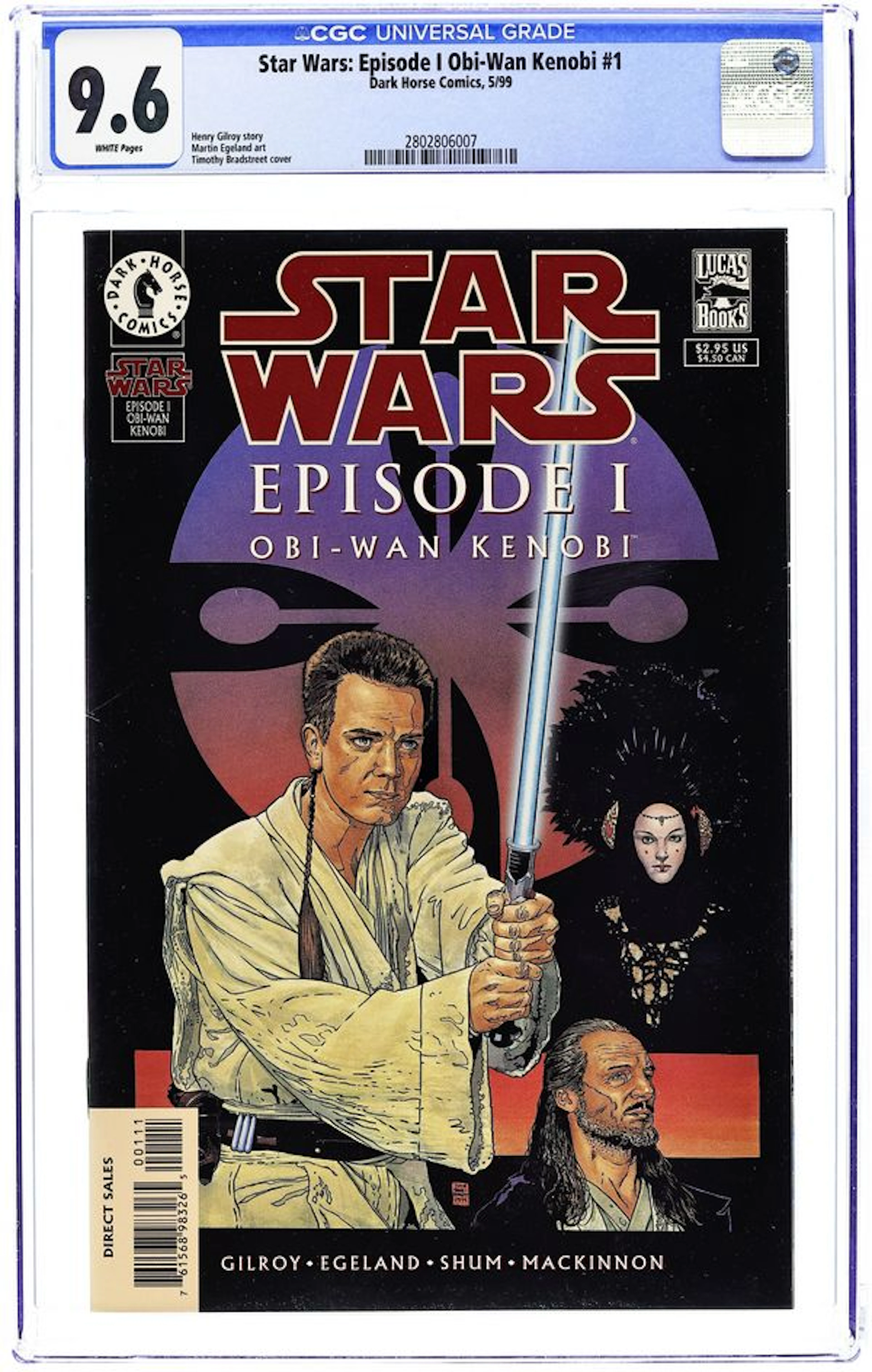 Star Wars Episode 1 Obi-Wan Kenobi (1999) 1A CGC 9.6