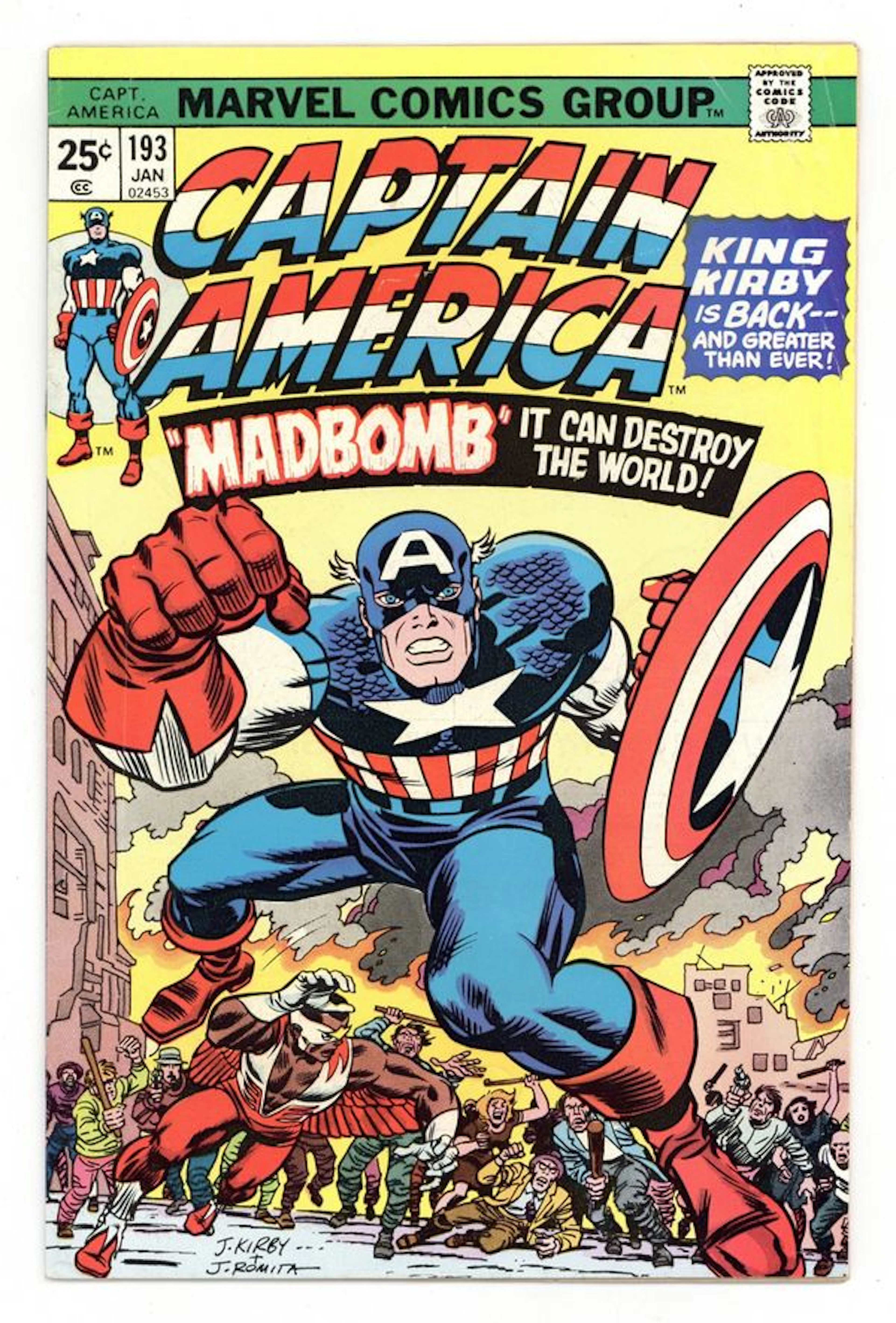 Captain America (1968 1st Series) 193 VG 4.0
