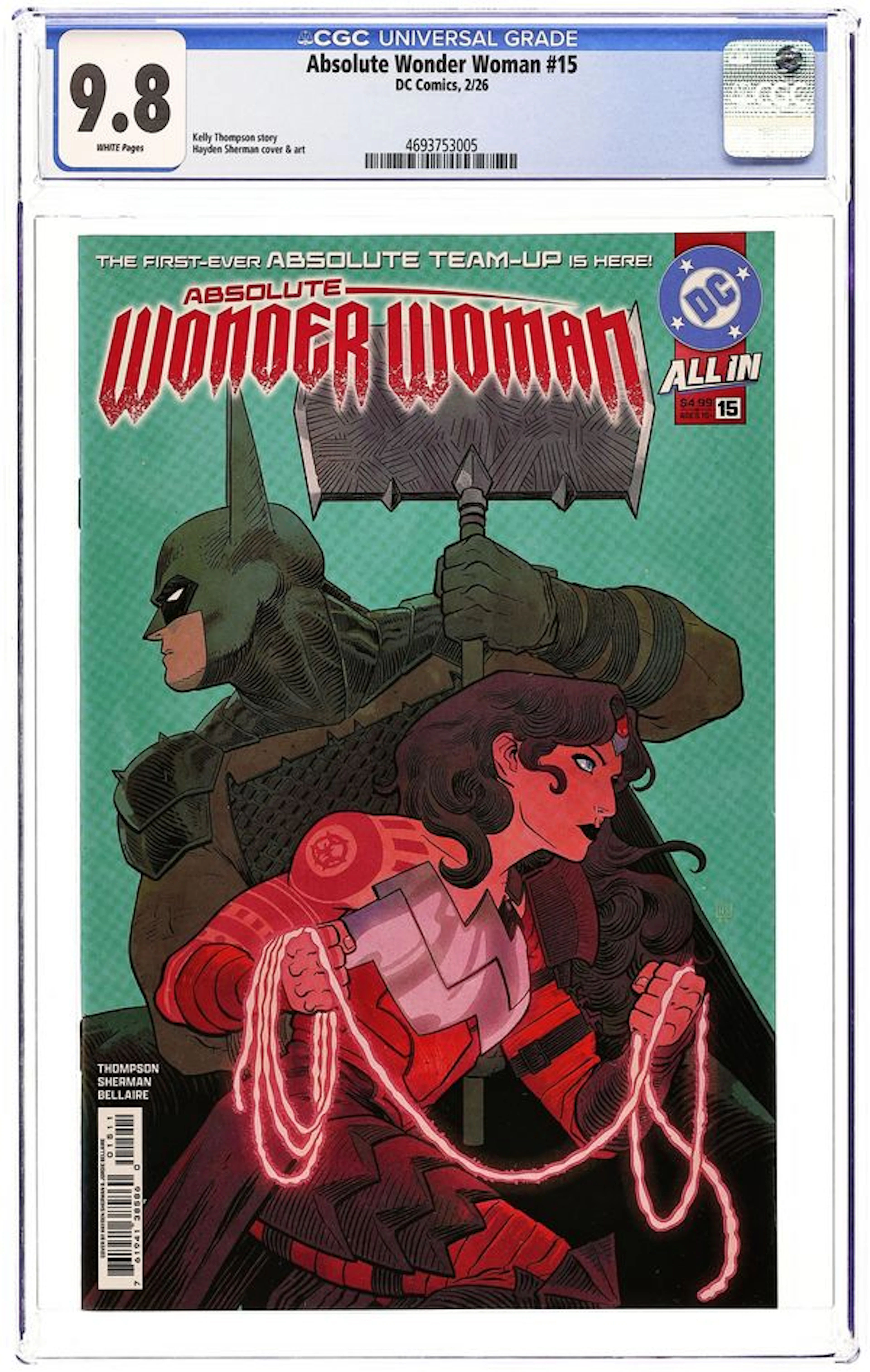 Absolute Wonder Woman (2024 DC) 15A CGC 9.8