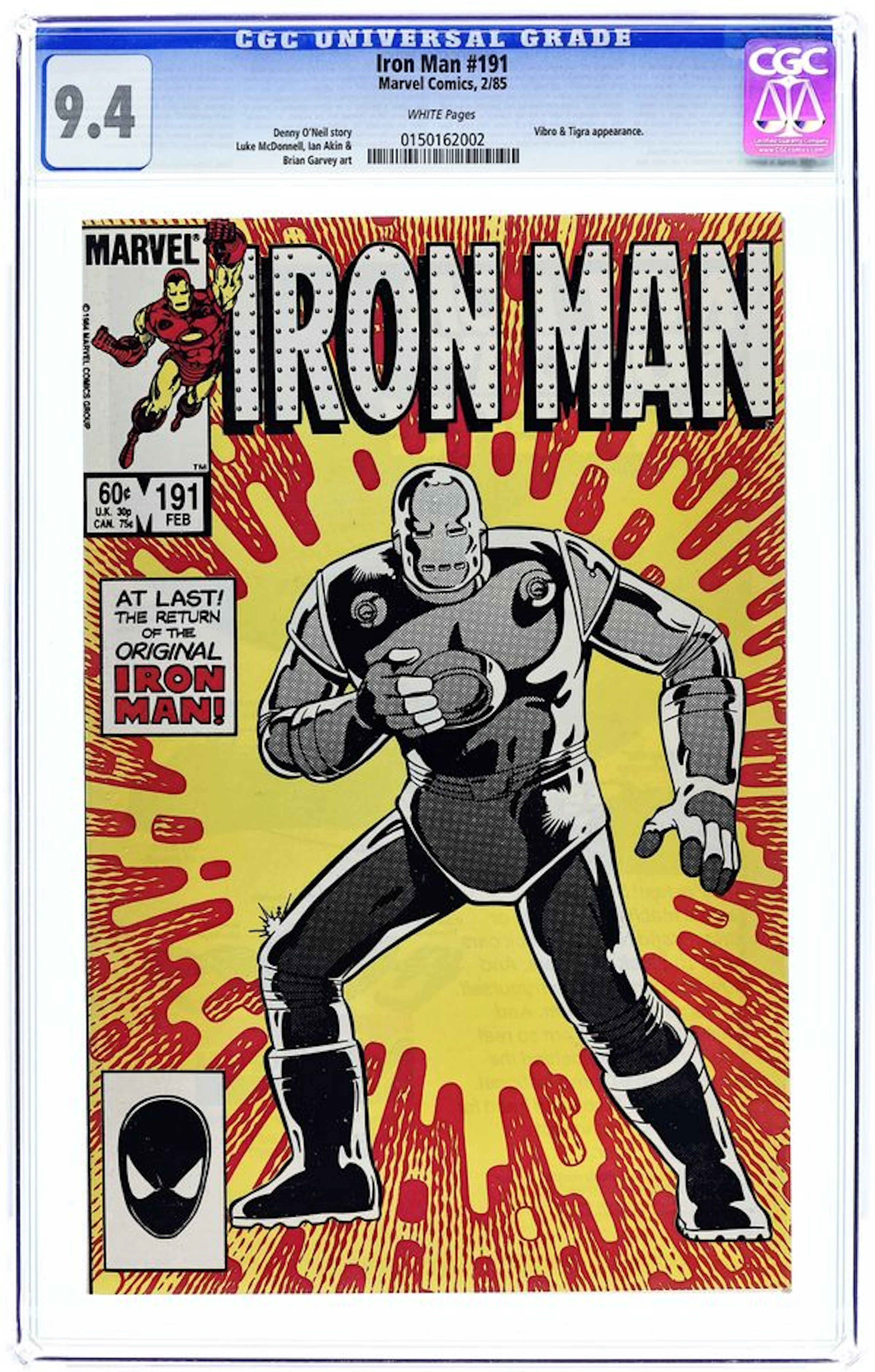 Iron Man (1968 1st Series) 191 CGC 9.4
